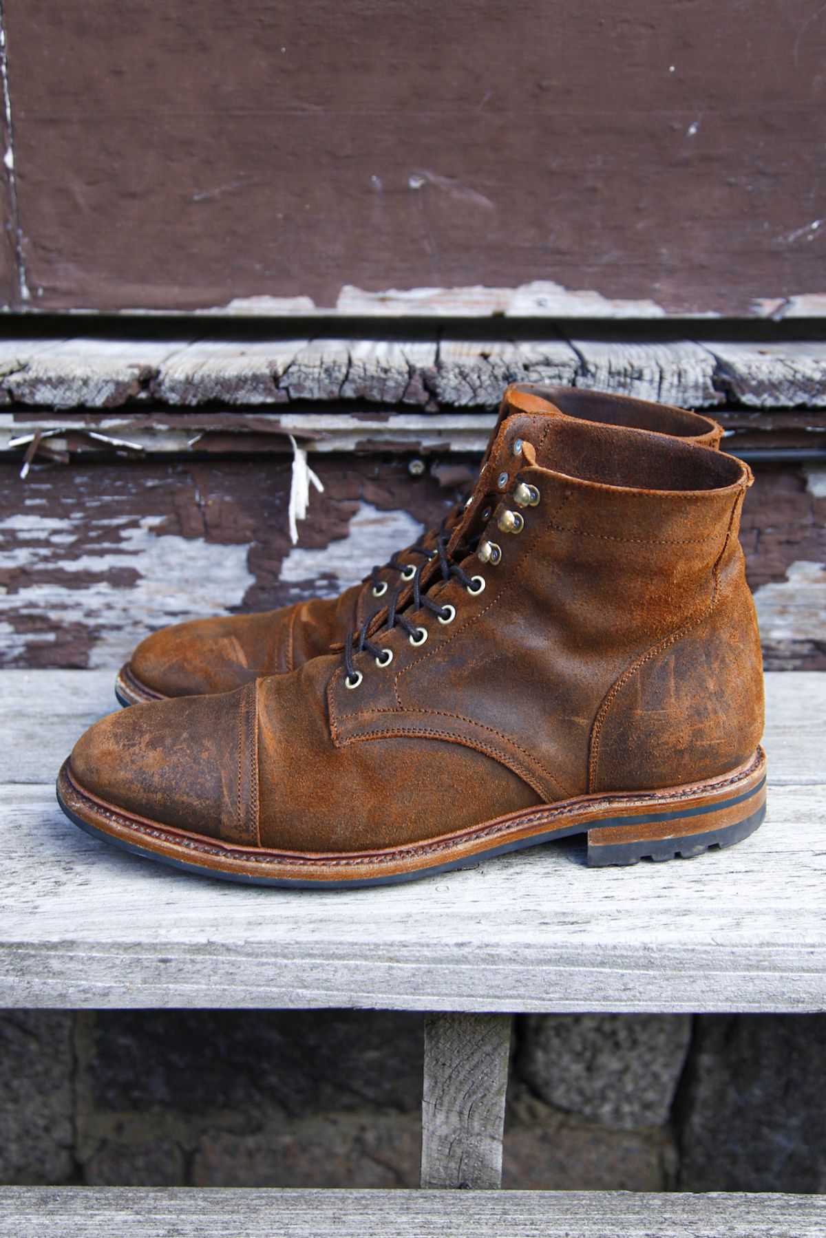 Photo by evknee on November 4, 2023 of the Parkhurst The Richmond in Rust Waxy.