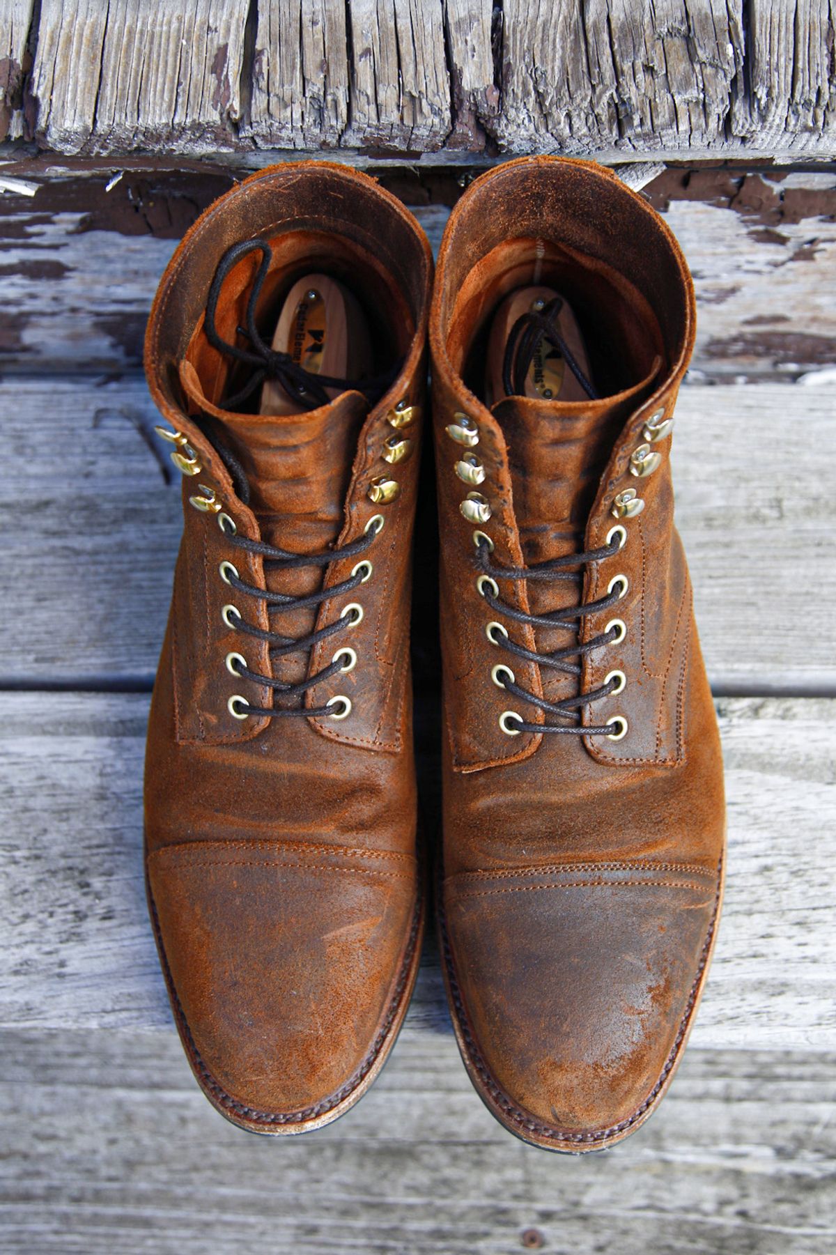 Photo by evknee on November 4, 2023 of the Parkhurst The Richmond in Rust Waxy.
