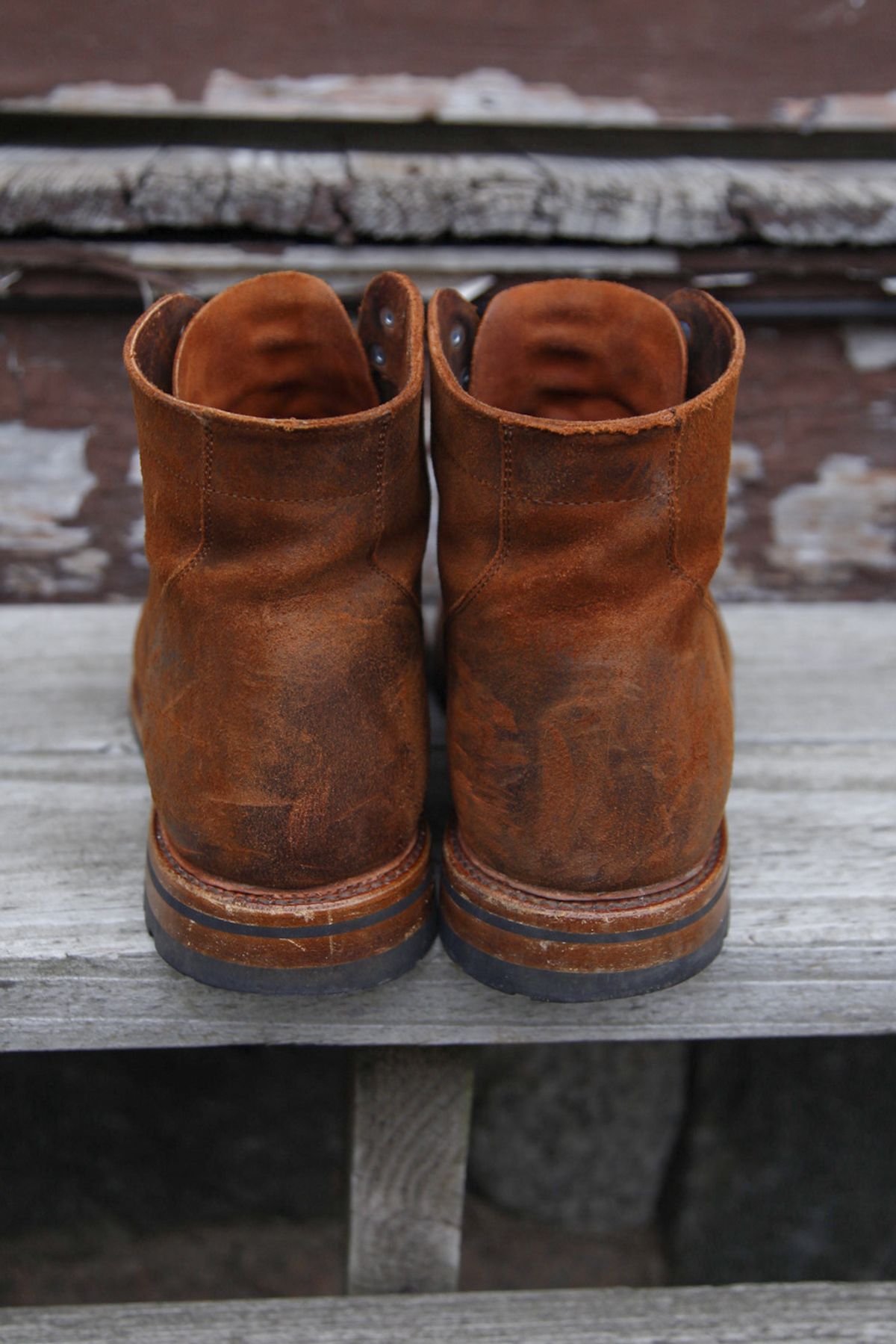 Photo by evknee on December 5, 2023 of the Parkhurst The Richmond in Rust Waxy.
