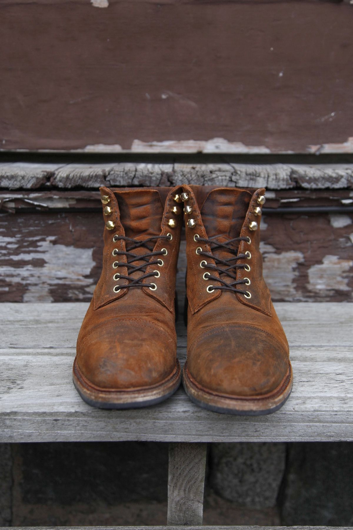 Photo by evknee on January 6, 2024 of the Parkhurst The Richmond in Rust Waxy.