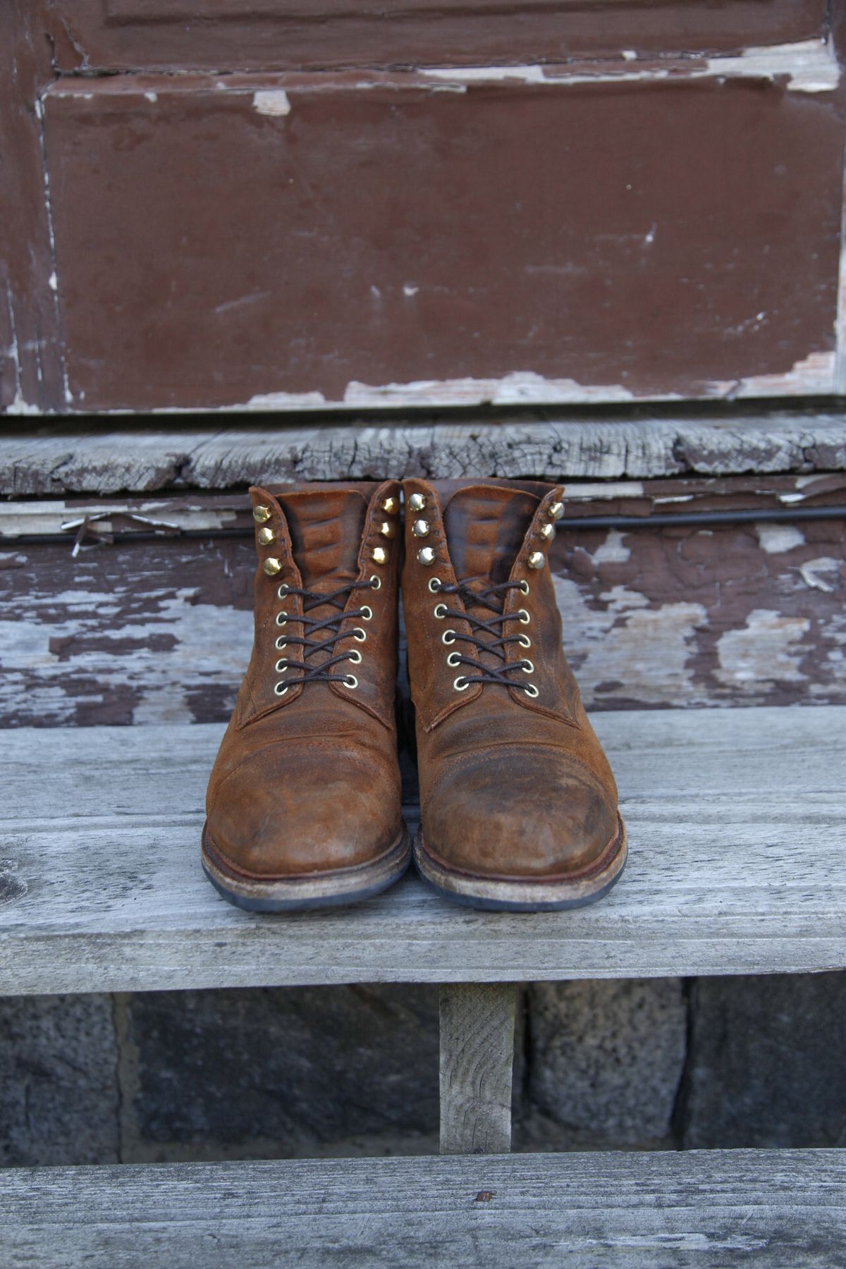 Photo by evknee on February 4, 2024 of the Parkhurst The Richmond in Rust Waxy.