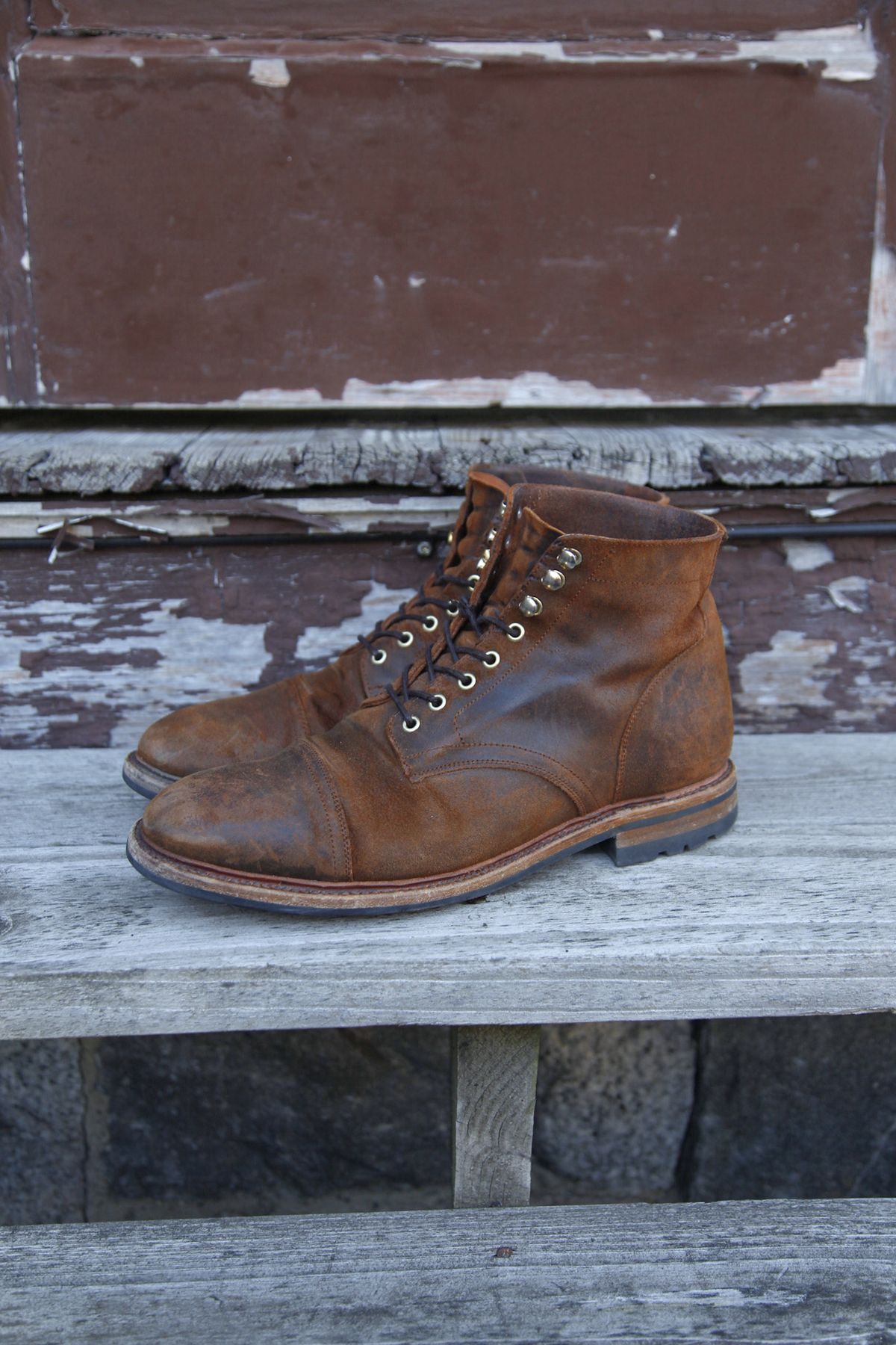 Photo by evknee on February 4, 2024 of the Parkhurst The Richmond in Rust Waxy.