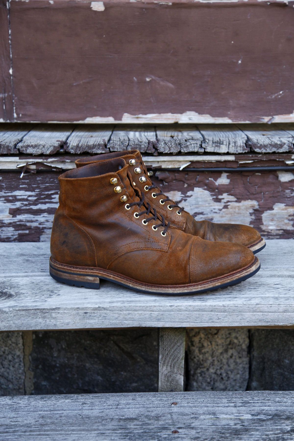 Photo by evknee on April 1, 2024 of the Parkhurst The Richmond in Rust Waxy.