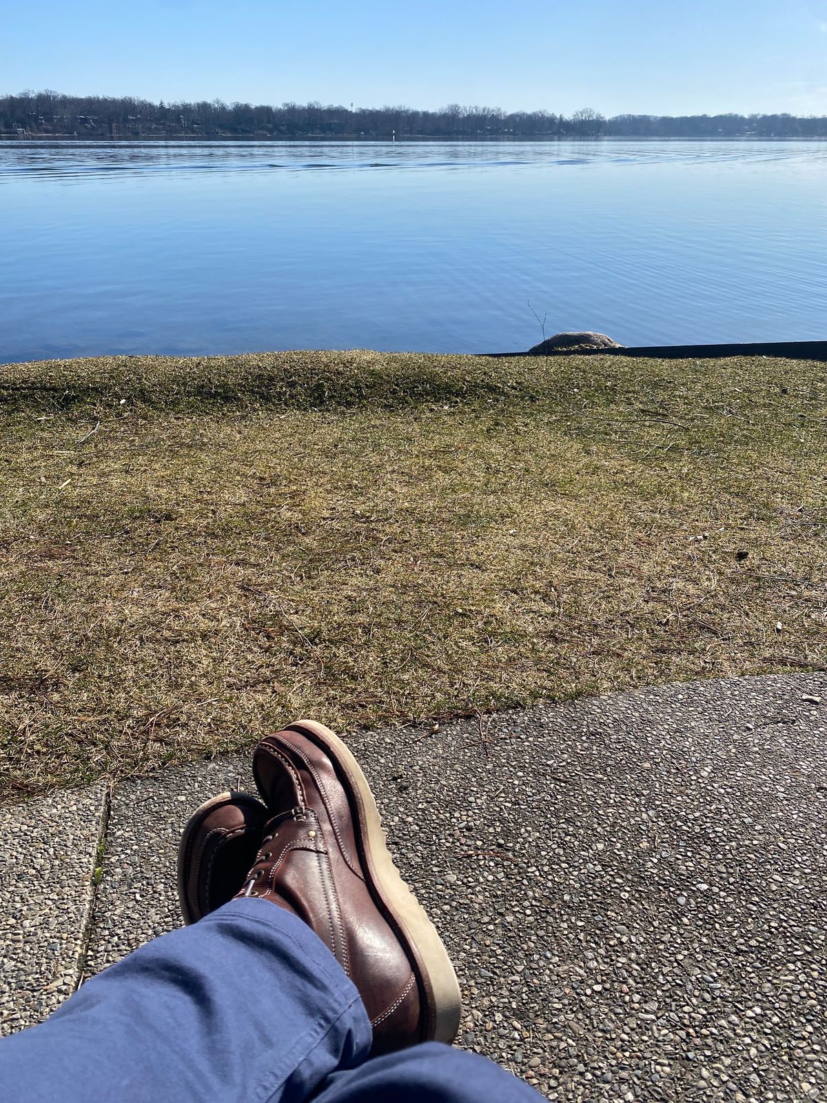Photo by evknee on April 5, 2023 of the Grant Stone Field Boot in C.F. Stead Dark Burgundy Classic Kudu.