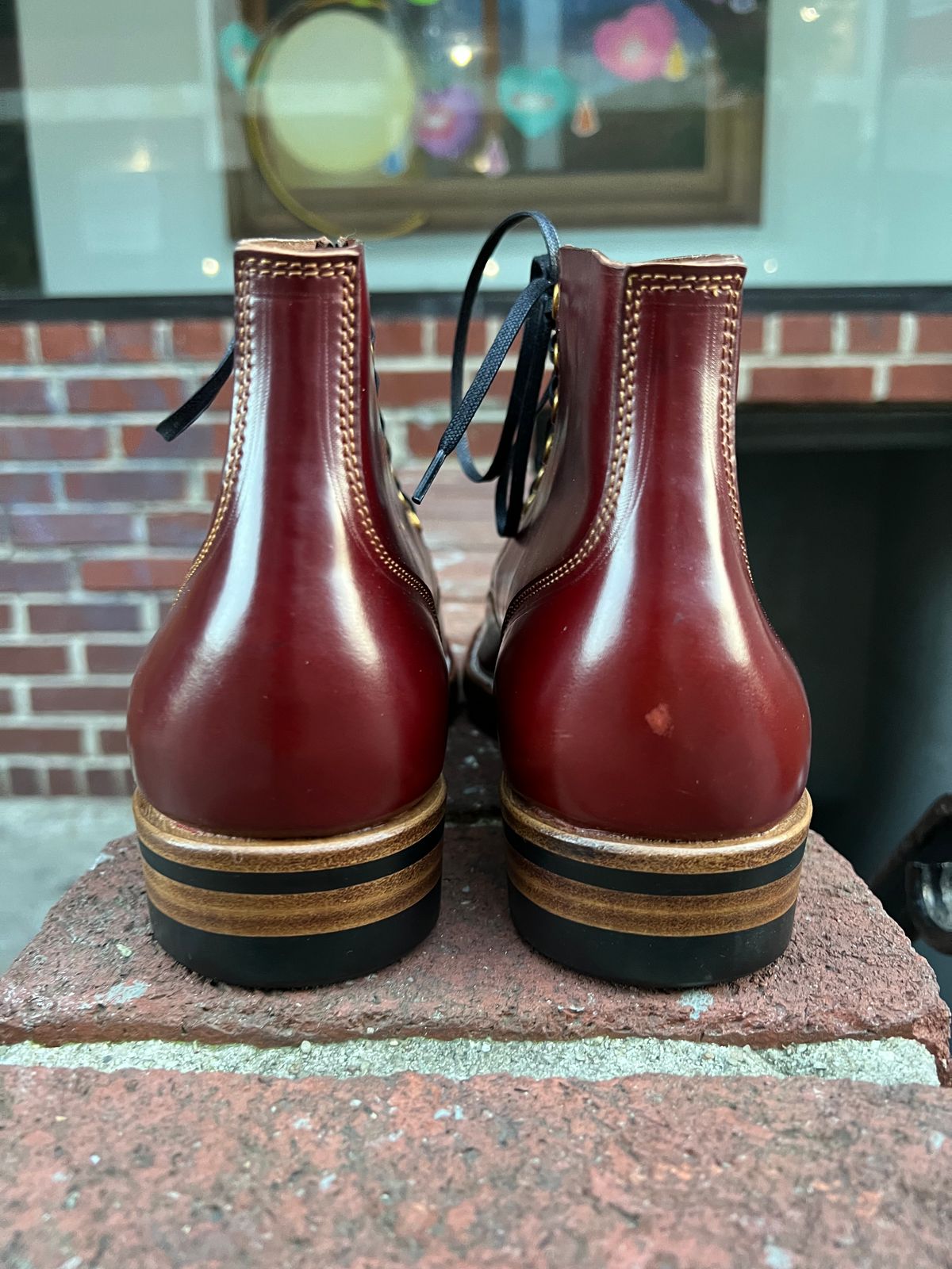 Photo by color_ate on November 6, 2022 of the Iron Boots Devil Dog in Unlisted Leather.