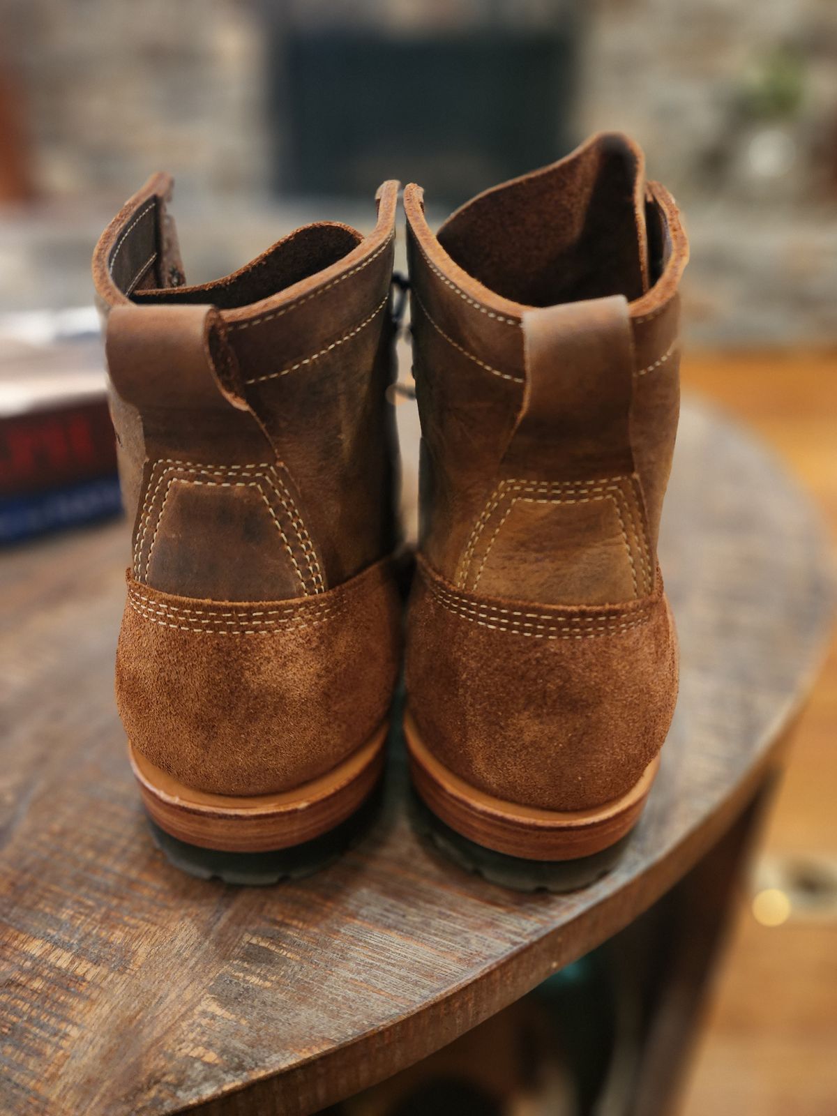 Photo by ChrisreedTN on October 3, 2022 of the White's MP-Sherman Toe Cap in Unknown Leather.
