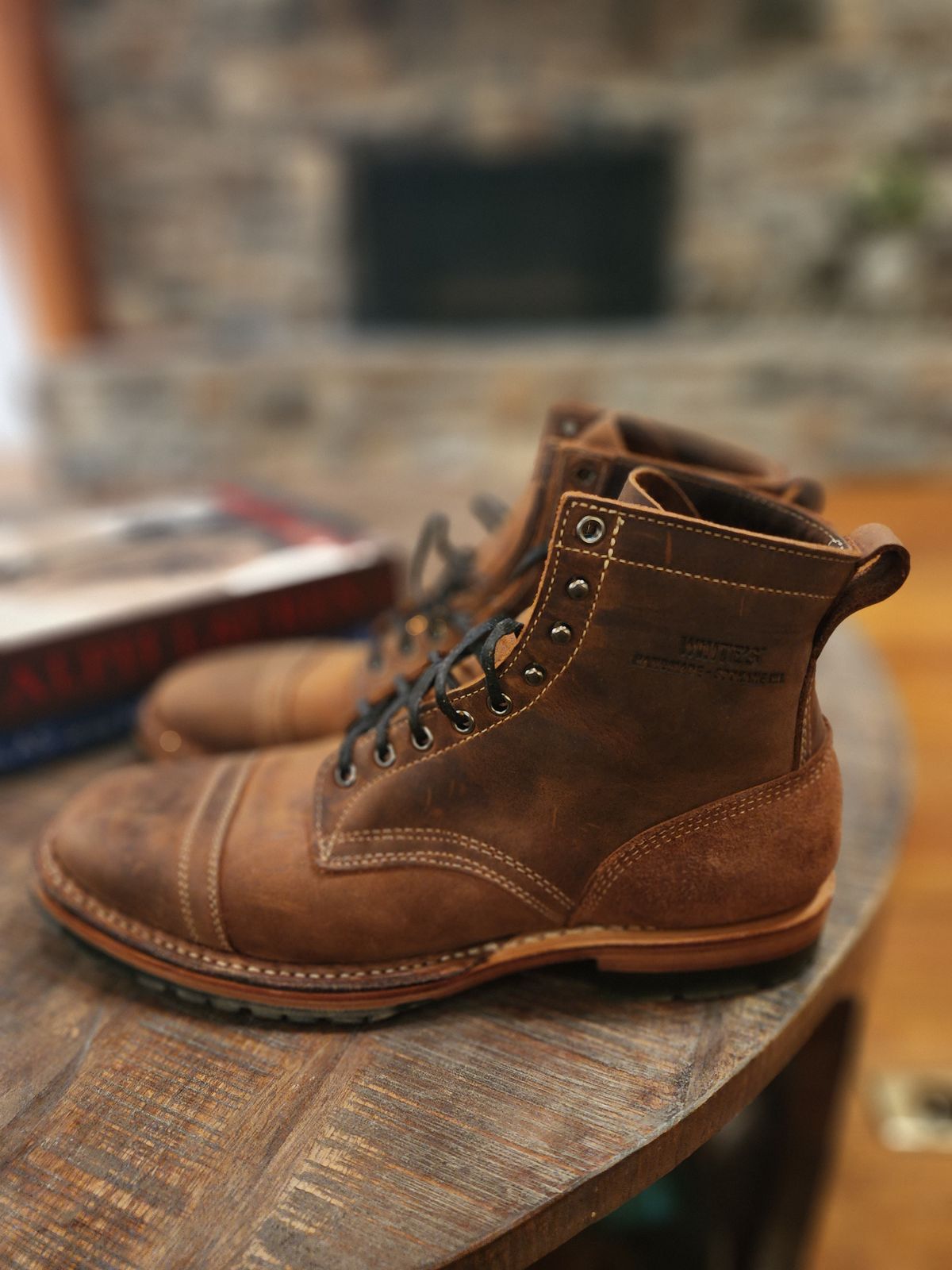 Photo by ChrisreedTN on October 3, 2022 of the White's MP-Sherman Toe Cap in Unknown Leather.