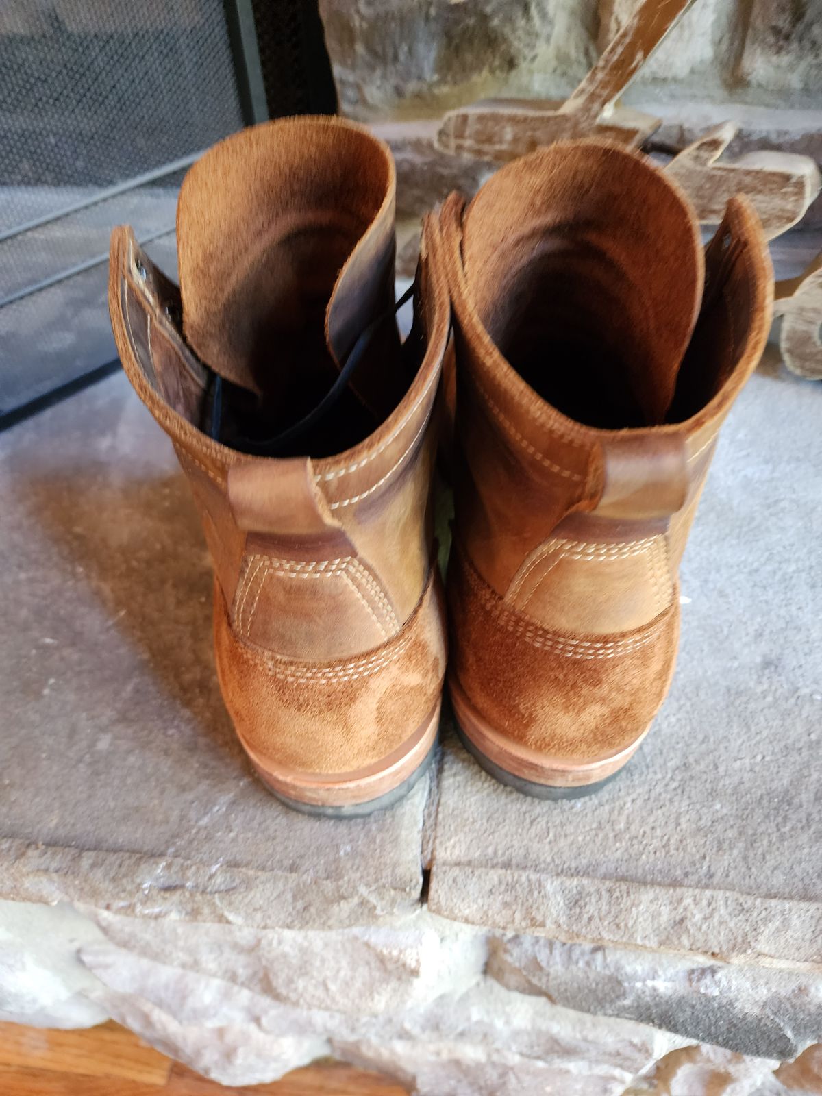 Photo by ChrisreedTN on November 6, 2022 of the White's MP-Sherman Toe Cap in Unknown Leather.