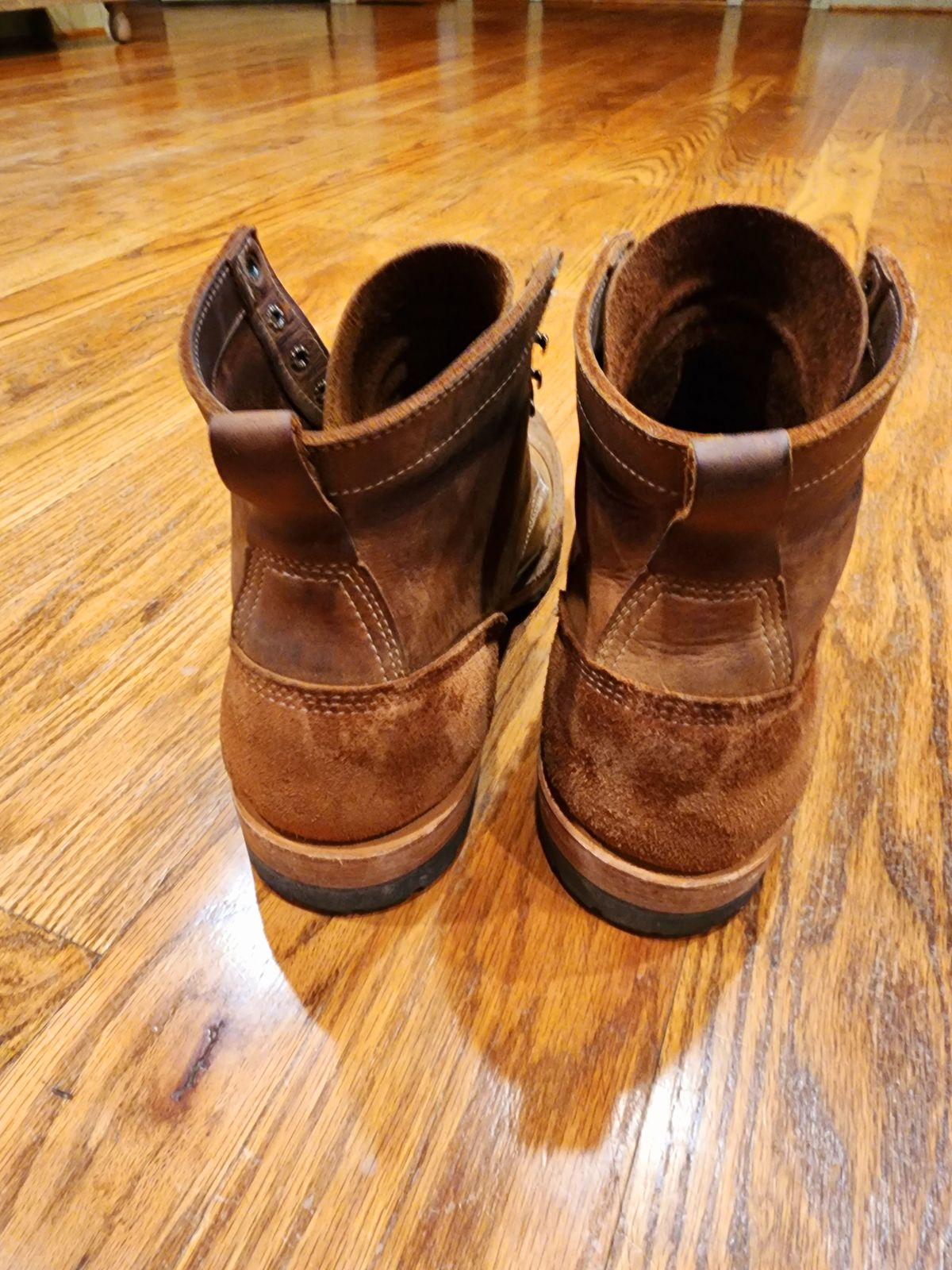 Photo by ChrisreedTN on December 6, 2022 of the White's MP-Sherman Toe Cap in Unknown Leather.