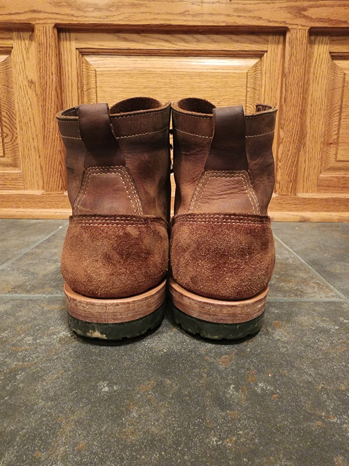 Photo by ChrisreedTN on January 6, 2023 of the White's MP-Sherman Toe Cap in Unknown Leather.