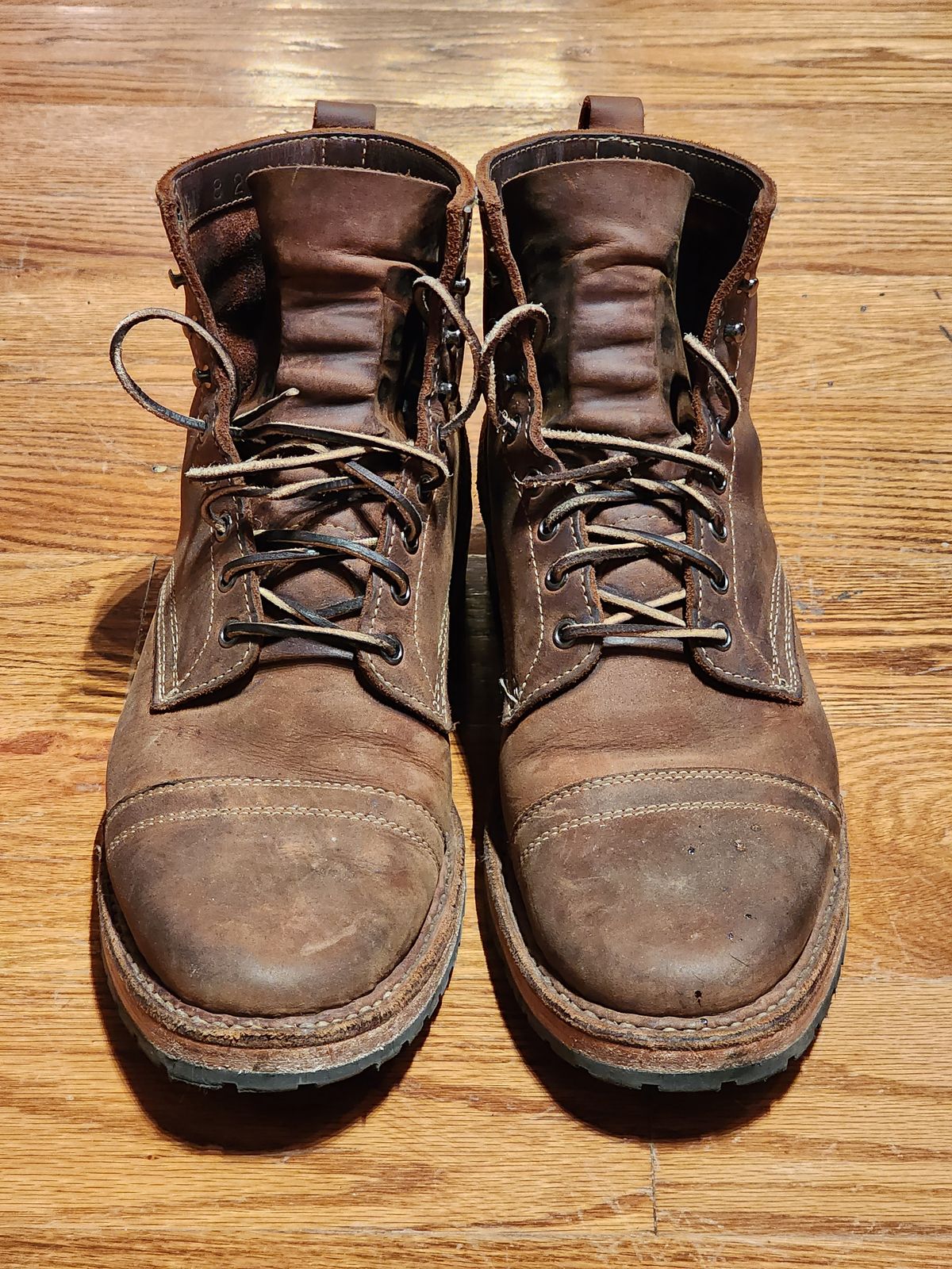 Photo by ChrisreedTN on February 6, 2023 of the White's MP-Sherman Toe Cap in Unknown Leather.