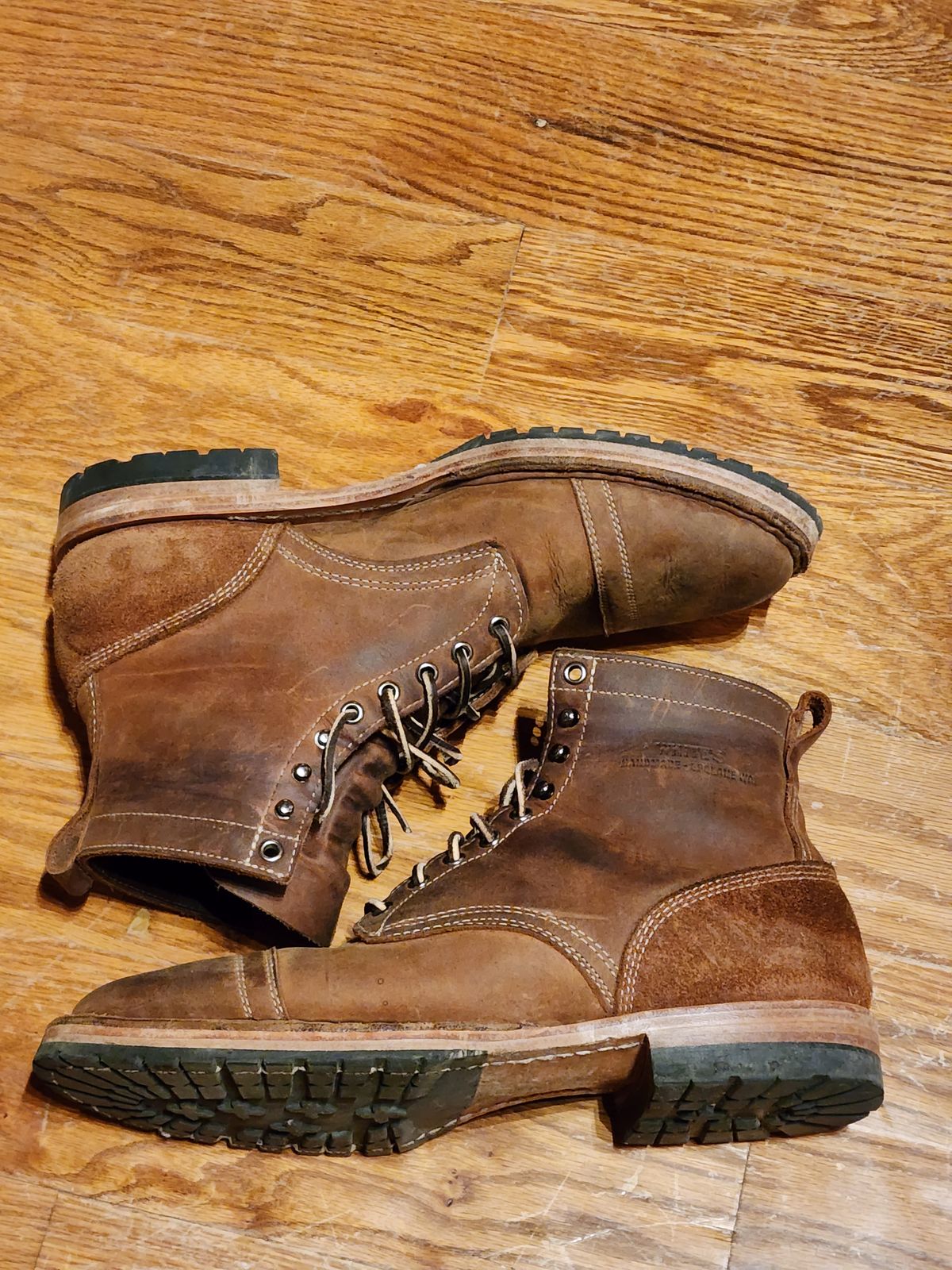 Photo by ChrisreedTN on February 6, 2023 of the White's MP-Sherman Toe Cap in Unknown Leather.