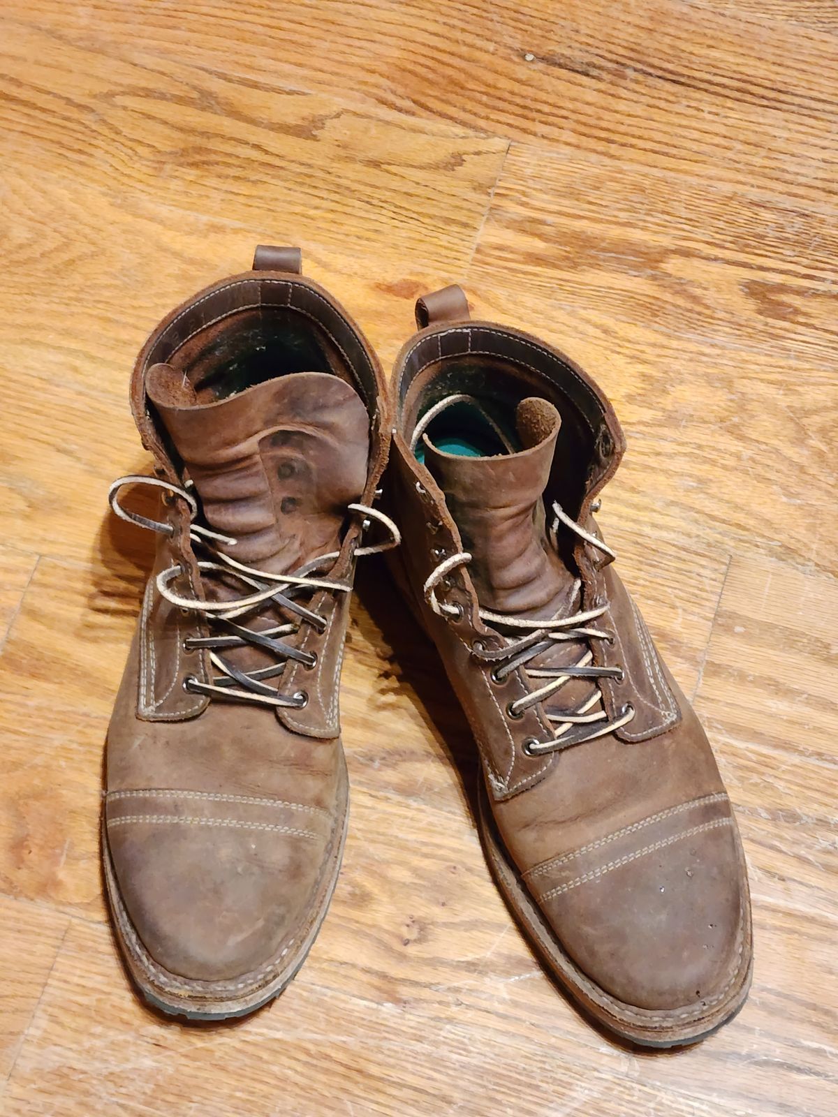 Photo by ChrisreedTN on February 6, 2023 of the White's MP-Sherman Toe Cap in Unknown Leather.