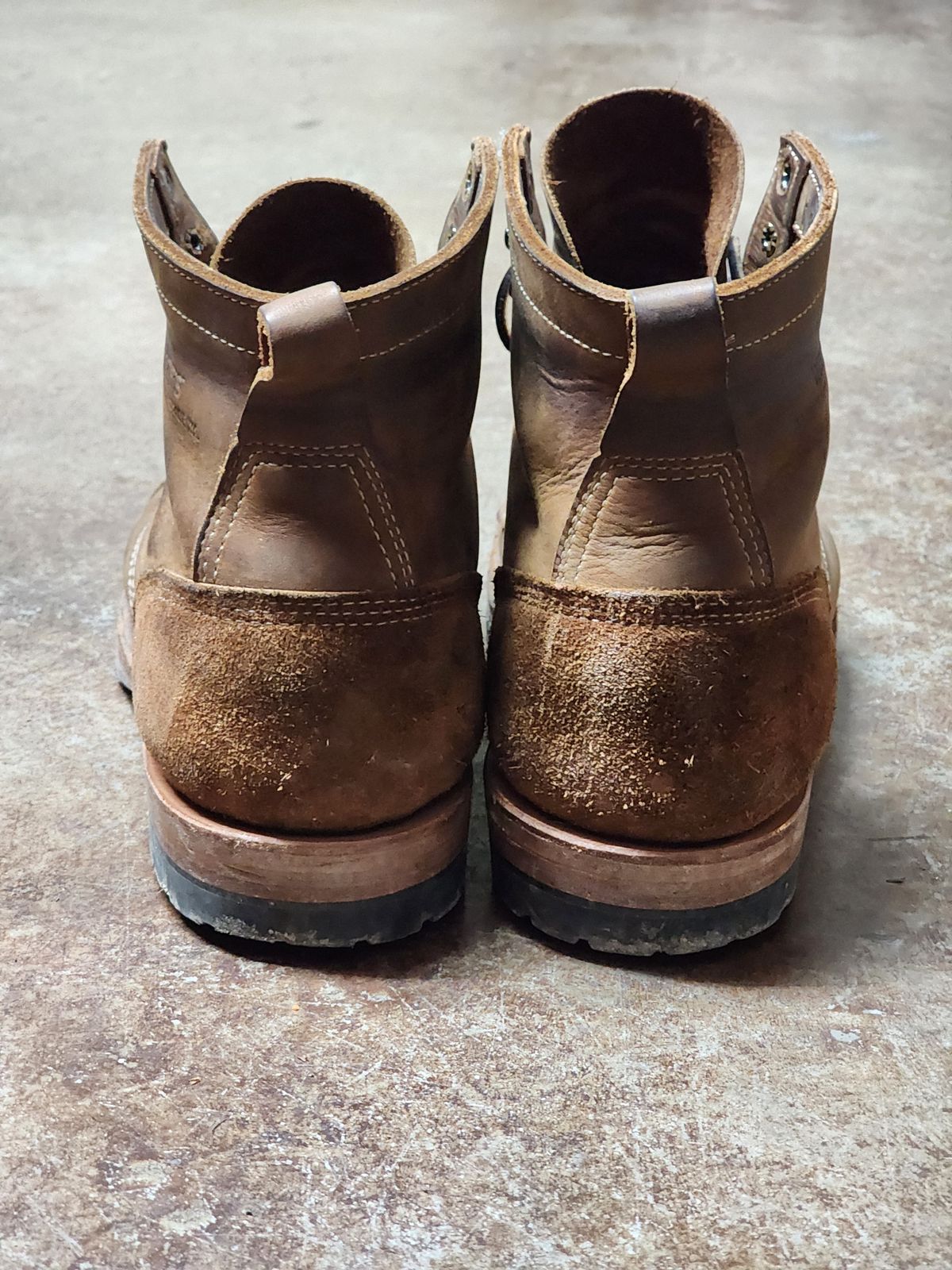 Photo by ChrisreedTN on March 6, 2023 of the White's MP-Sherman Toe Cap in Unknown Leather.