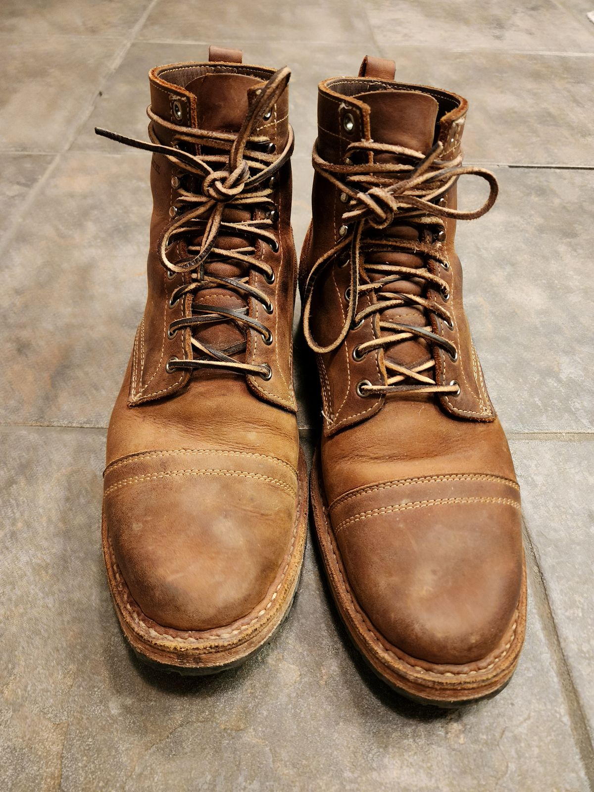 Photo by ChrisreedTN on April 6, 2023 of the White's MP-Sherman Toe Cap in Unknown Leather.