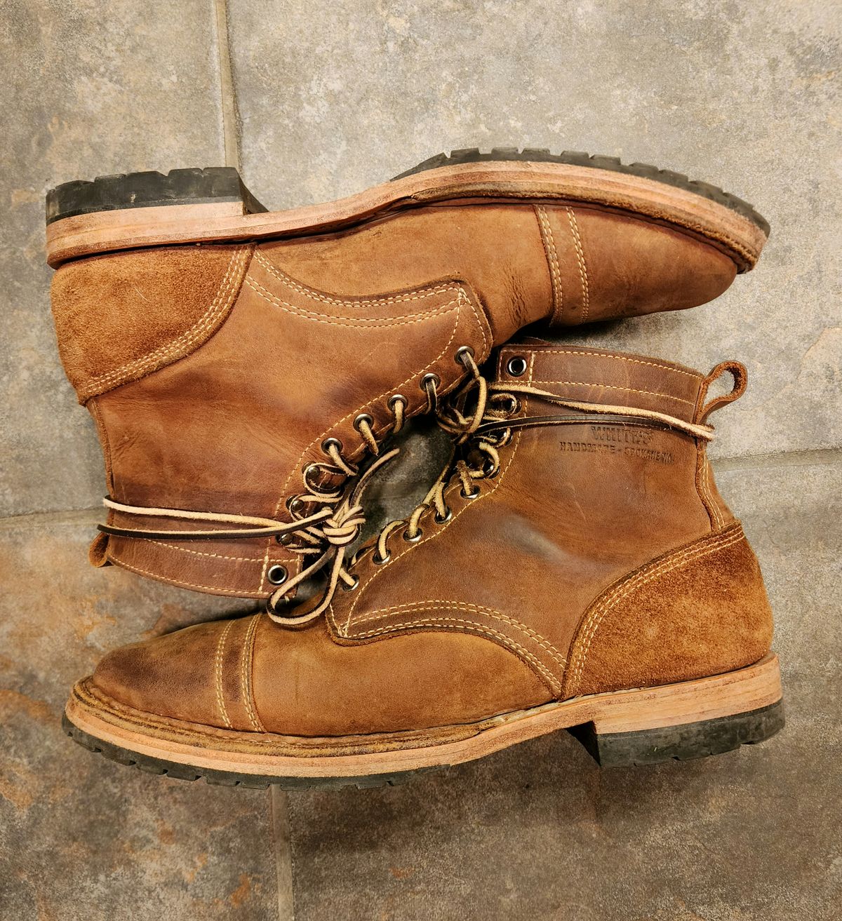 Photo by ChrisreedTN on April 6, 2023 of the White's MP-Sherman Toe Cap in Unknown Leather.