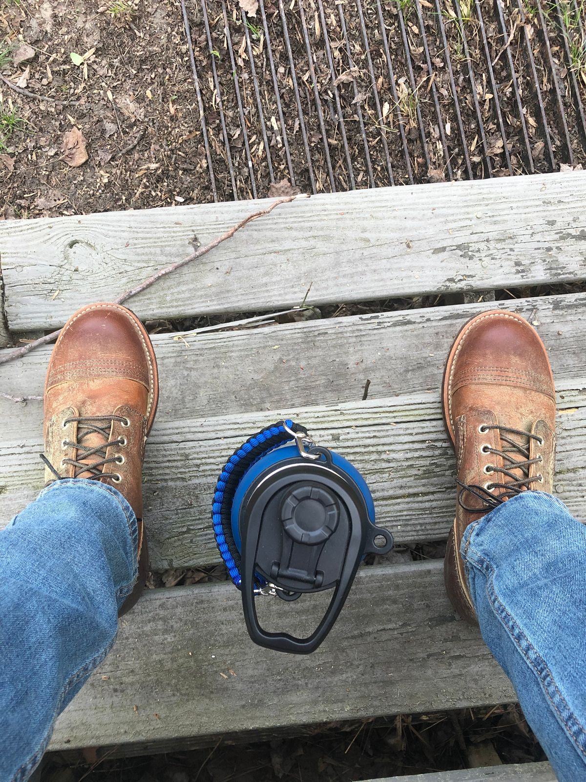 Photo by FrankBeStone on March 4, 2023 of the Red Wing Iron Ranger in S.B. Foot Copper Rough and Tough.