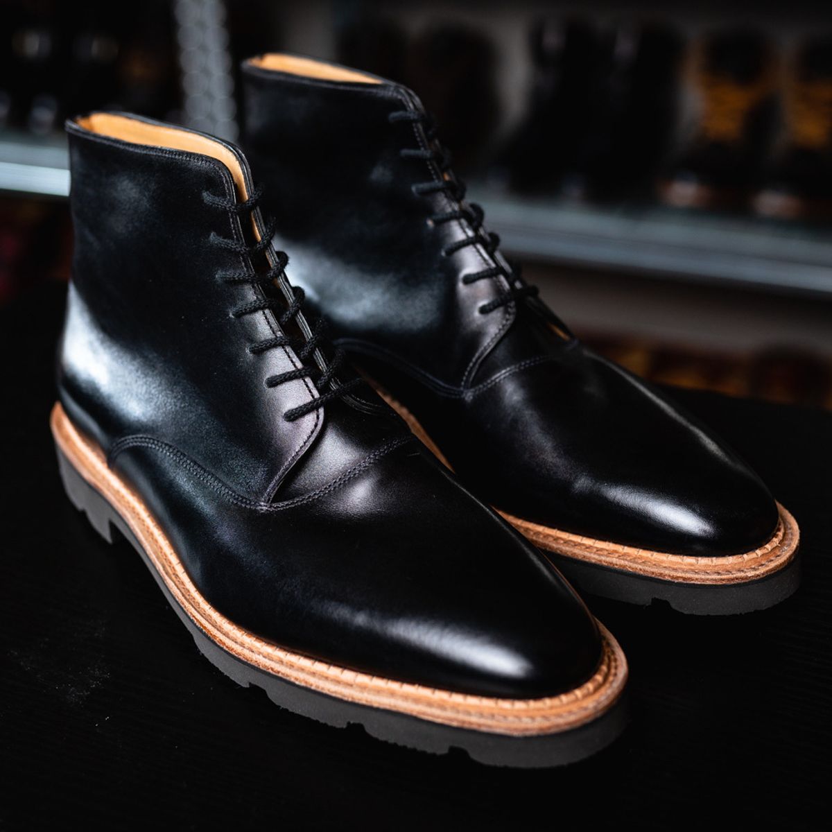 Photo by NeverGoneCG on November 10, 2022 of the John Lobb Unlisted Model in Black Museum Calf.