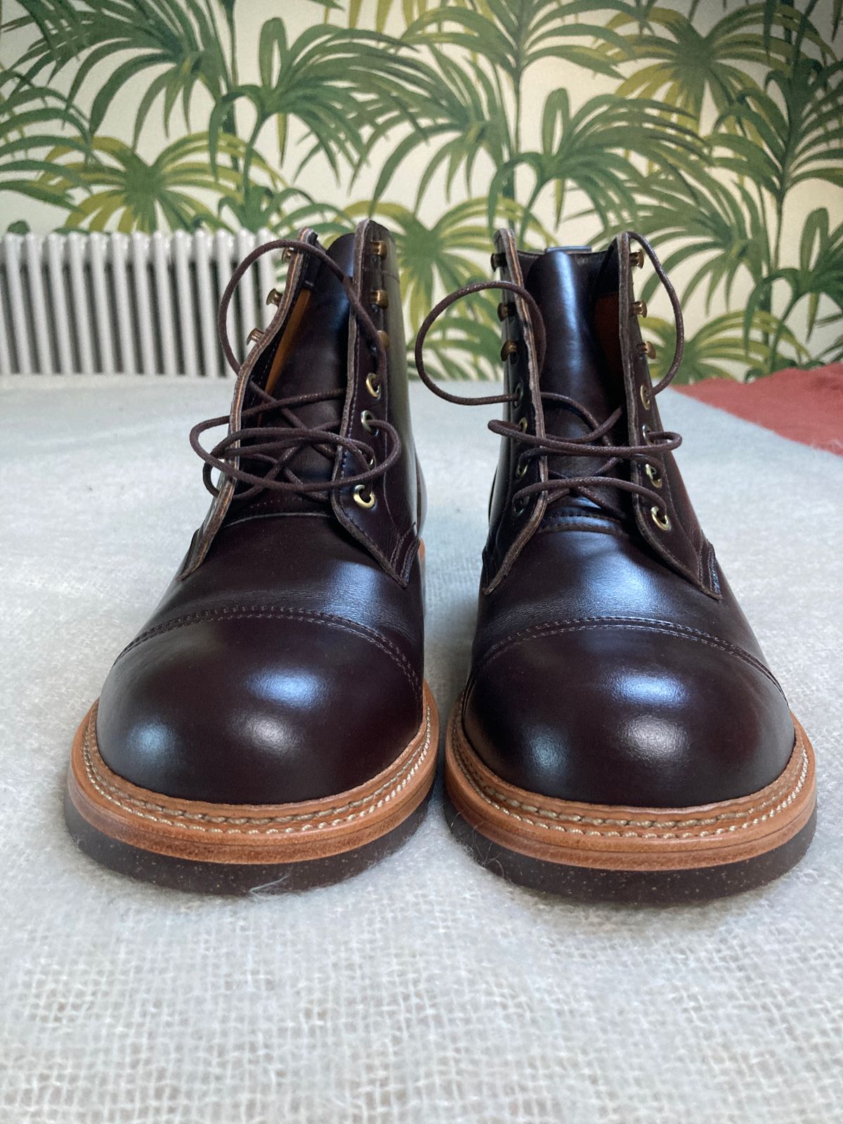 Photo by therattle on October 1, 2022 of the Jakkrabbits Field Boots in Indonesian Dark Brown Pull Up.