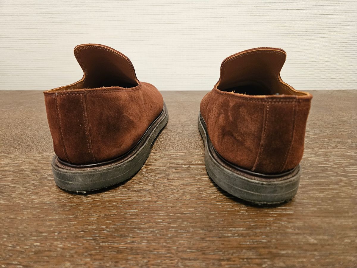 Photo by sixstringsmash on December 5, 2023 of the Viberg Slipper in Terre Calf Suede.