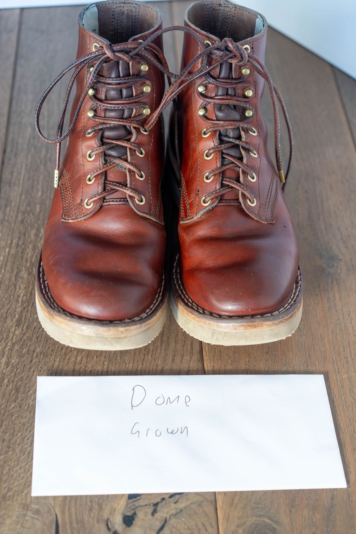 Photo by varnu on November 2, 2023 of the Nicks Free Range in Wickett & Craig Tan Oiled Latigo.