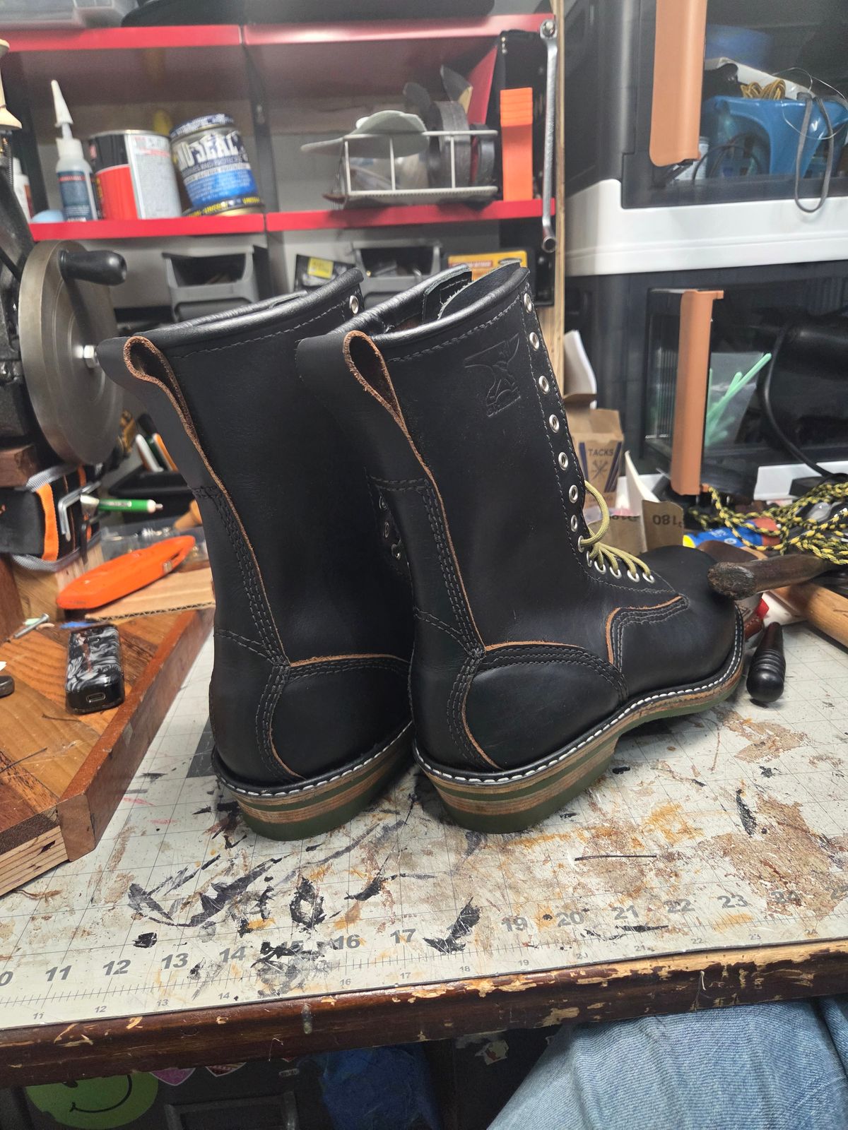 Photo by Schmittworks on July 28, 2025 of the Schmittworks Sw919 in Canyon Black By Sb Foot.