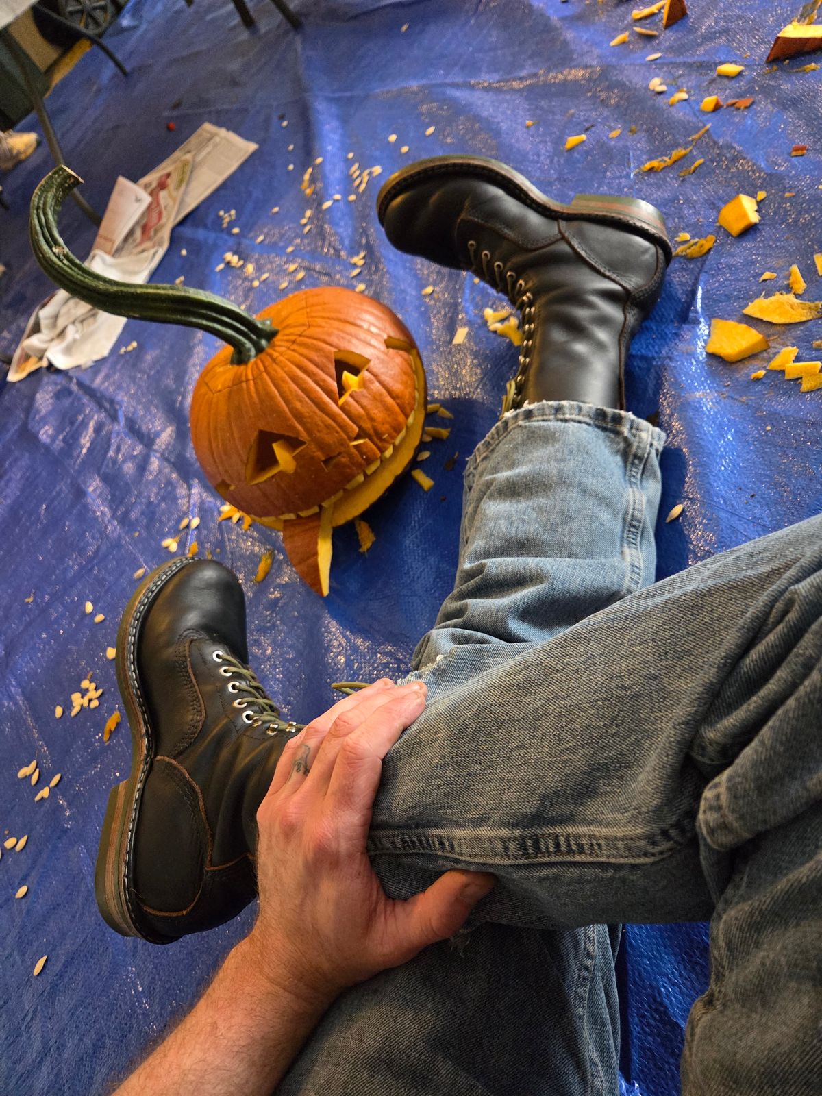 Photo by Schmittworks on October 25, 2025 of the Schmittworks Sw919 in Canyon Black By Sb Foot.