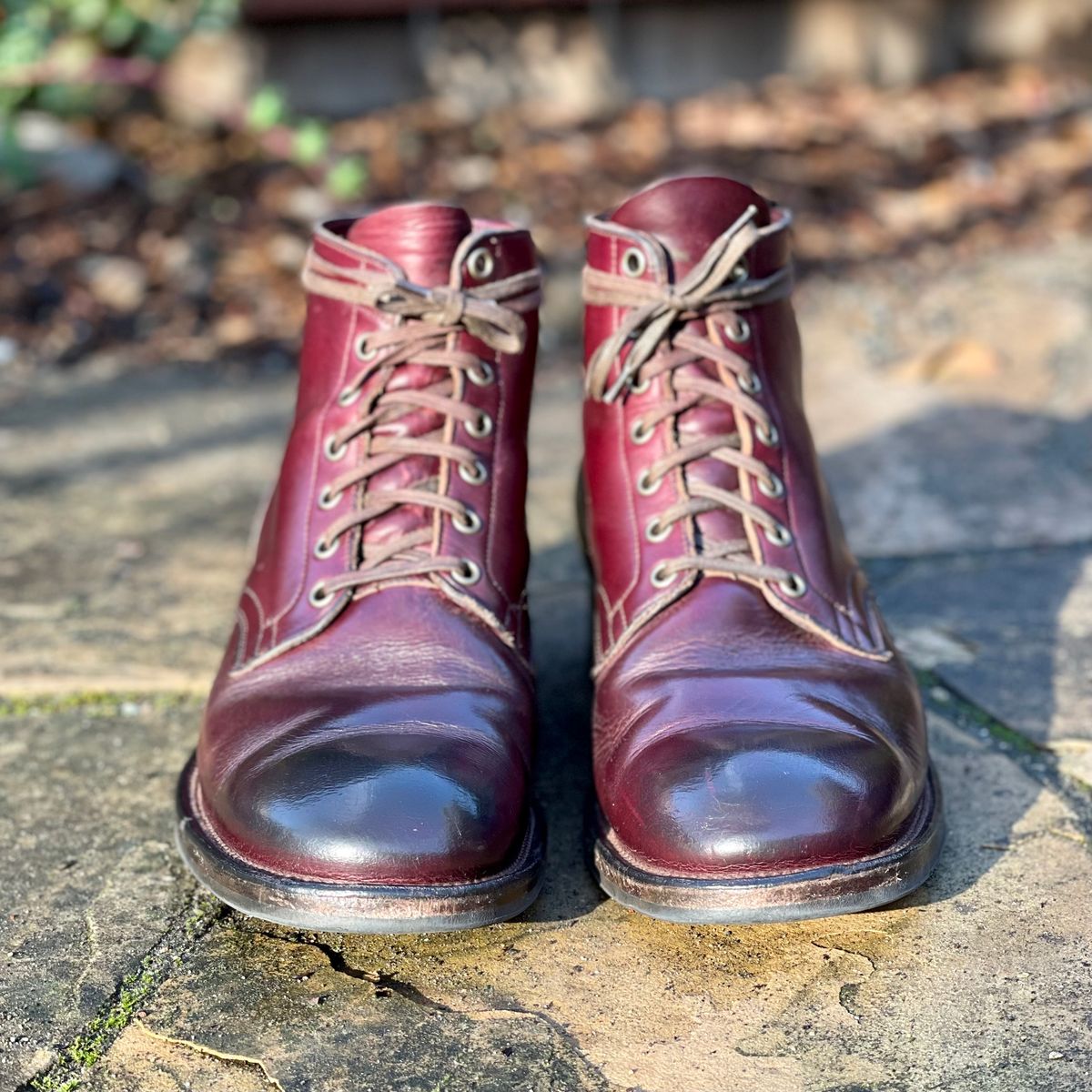 Photo by leumas on December 9, 2022 of the Viberg Service Boot in Horween Color 8 Chromexcel.