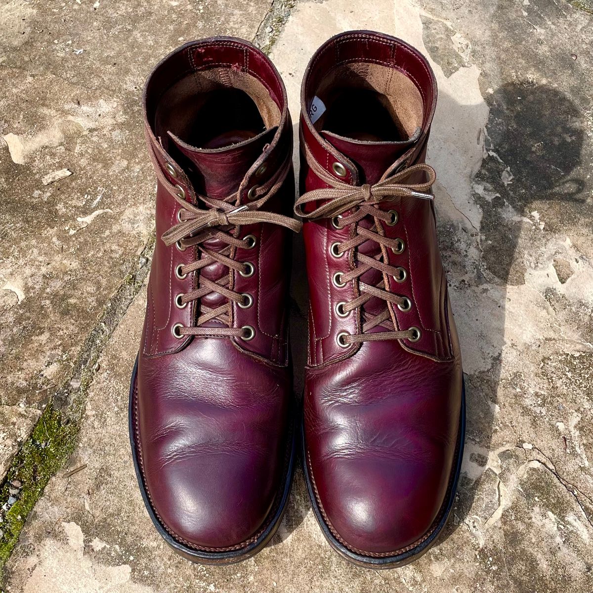 Photo by leumas on March 3, 2023 of the Viberg Service Boot in Horween Color 8 Chromexcel.