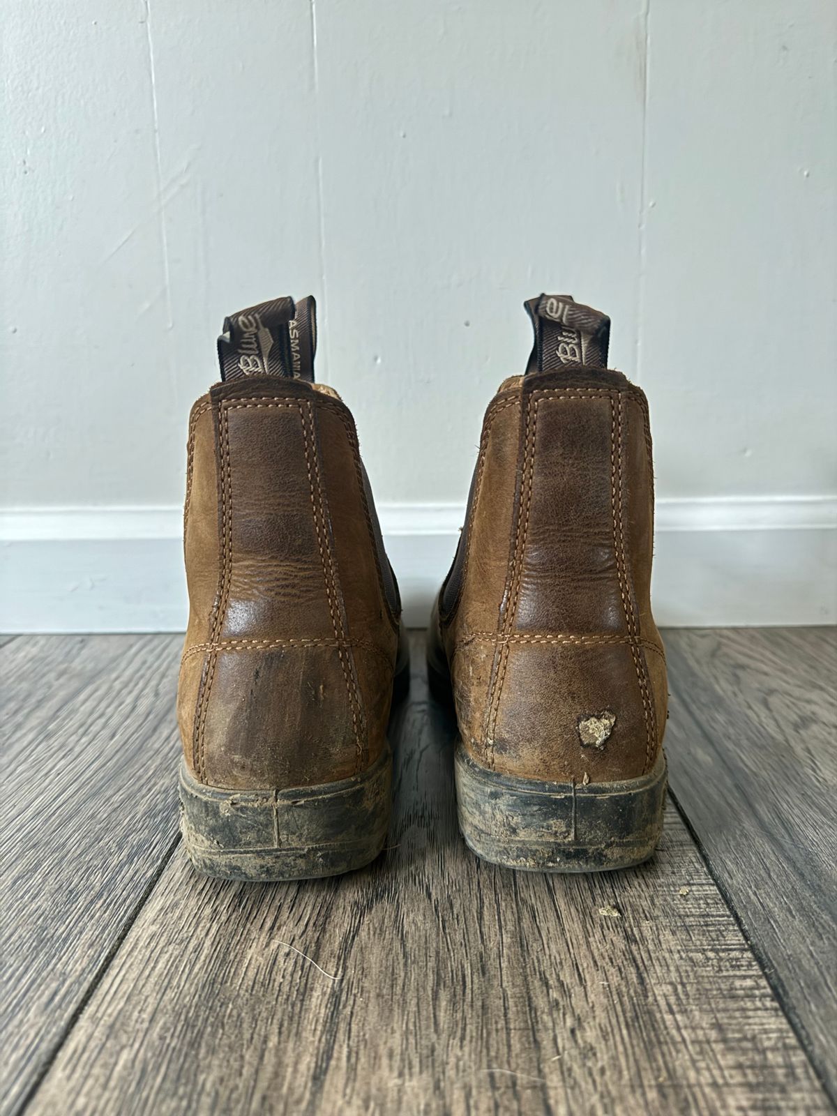 Photo by sarquat on December 5, 2023 of the Blundstone Classic in Saddle Brown Crazy Horse.