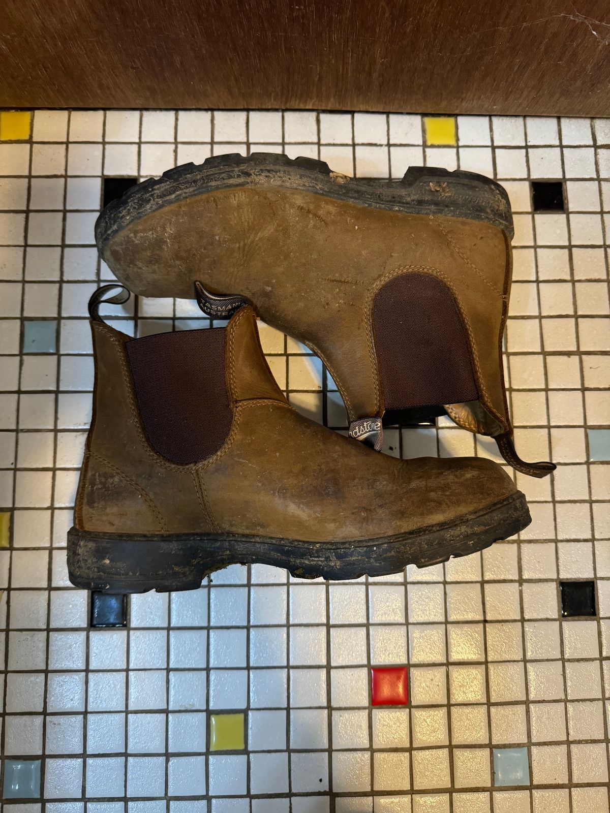 Photo by sarquat on March 6, 2024 of the Blundstone Classic in Saddle Brown Crazy Horse.