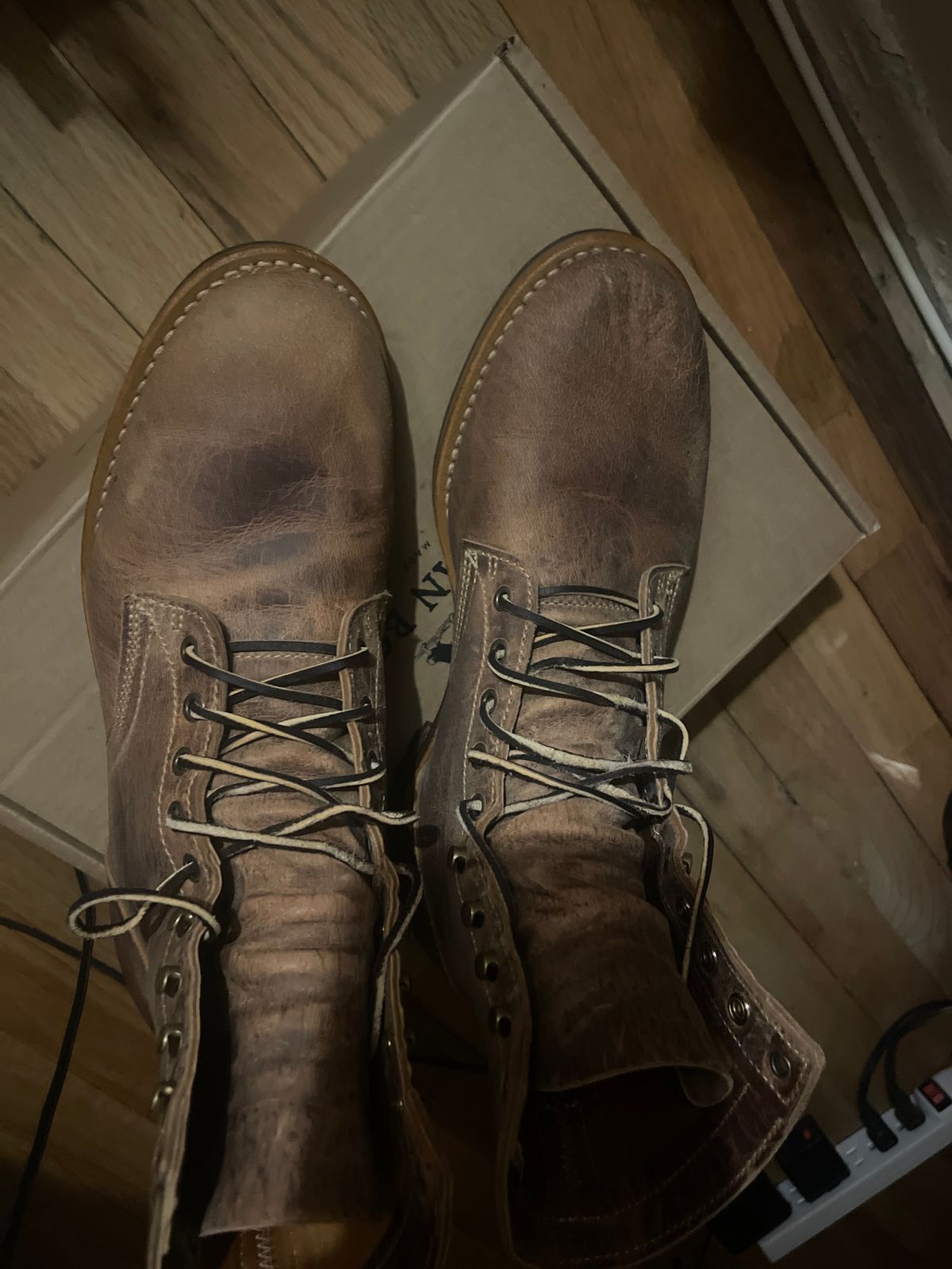 Photo by MRivera4396 on October 1, 2025 of the Truman Upland Boot in Sand Tetan Stag.