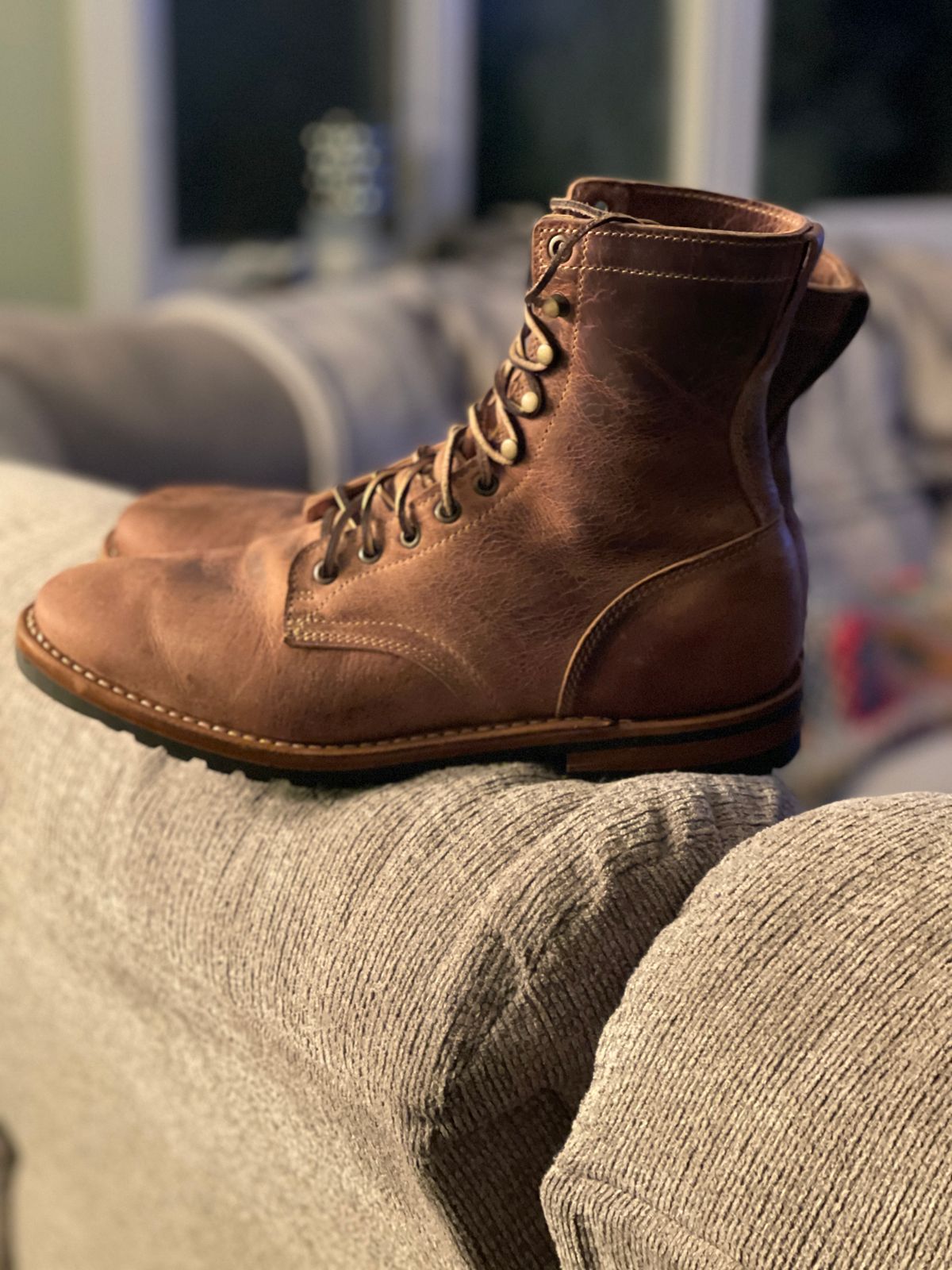 Photo by MRivera4396 on November 18, 2025 of the Truman Upland Boot in Sand Tetan Stag.