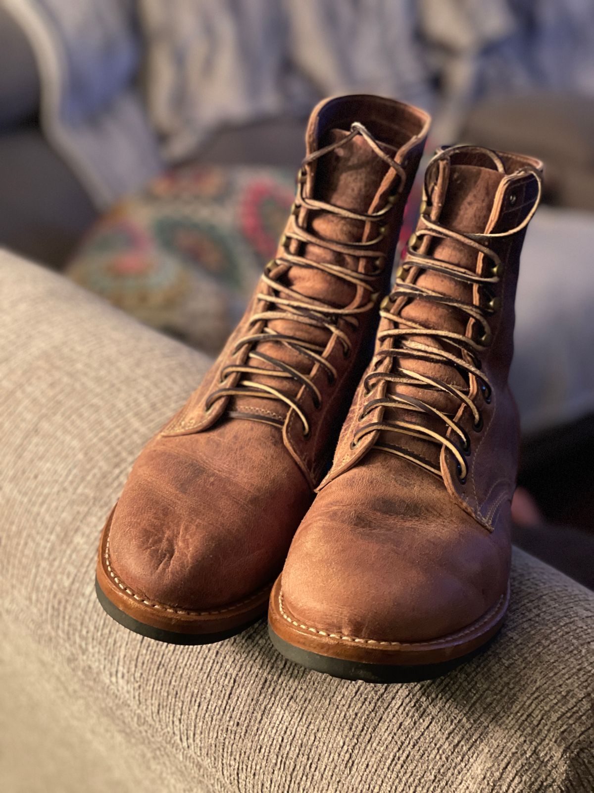 Photo by MRivera4396 on November 18, 2025 of the Truman Upland Boot in Sand Tetan Stag.