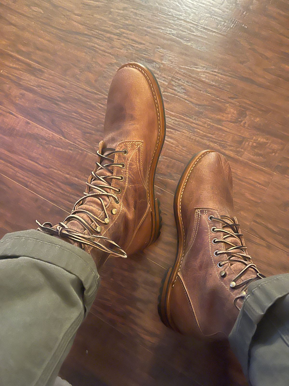 Photo by MRivera4396 on November 18, 2025 of the Truman Upland Boot in Sand Tetan Stag.