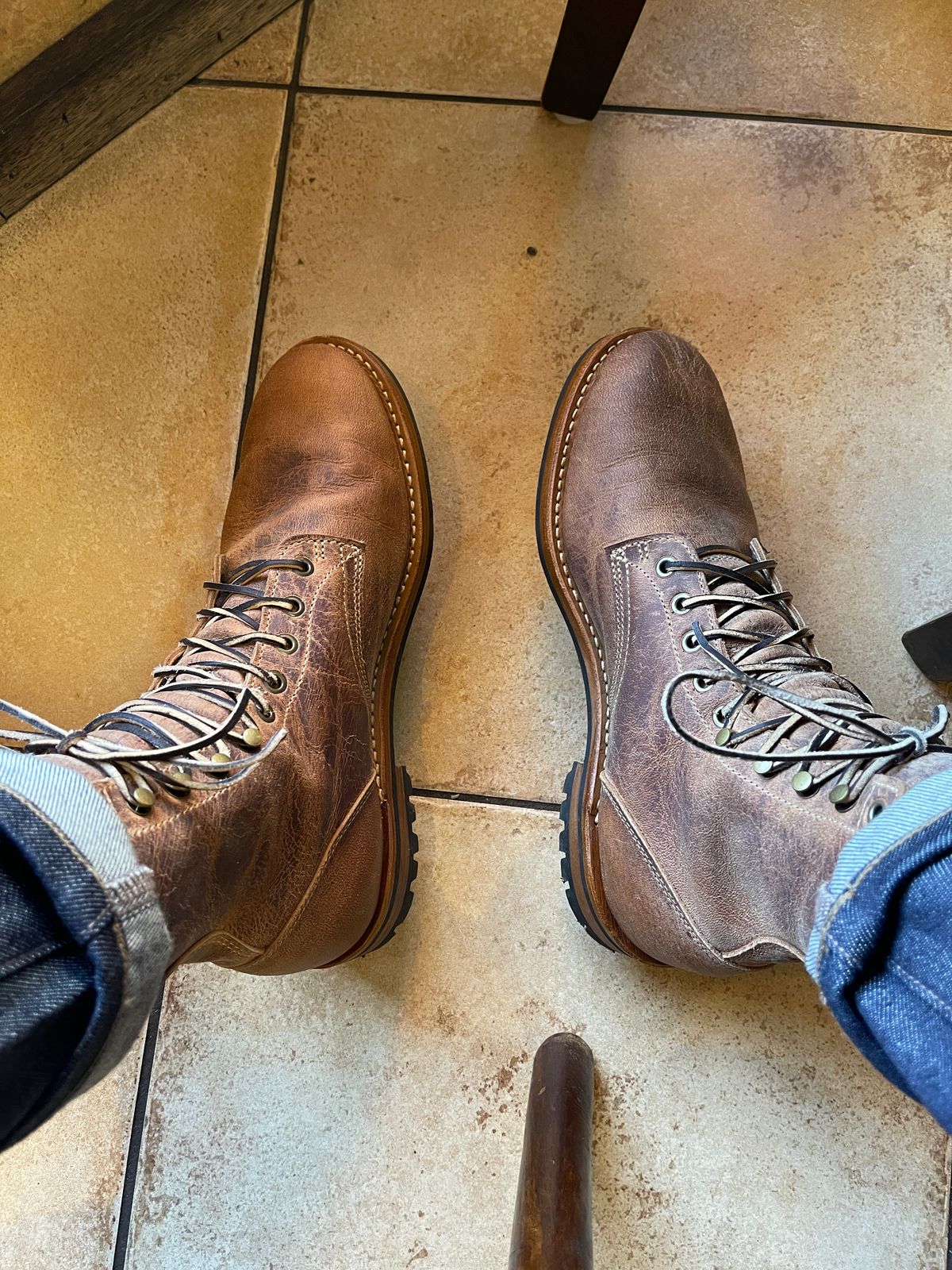 Photo by MRivera4396 on November 24, 2025 of the Truman Upland Boot in Sand Tetan Stag.