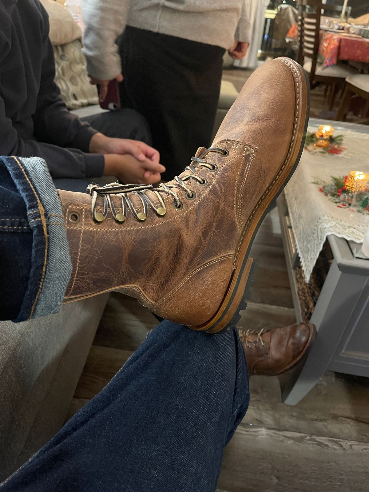 Photo by MRivera4396 on December 28, 2025 of the Truman Upland Boot in Sand Tetan Stag.