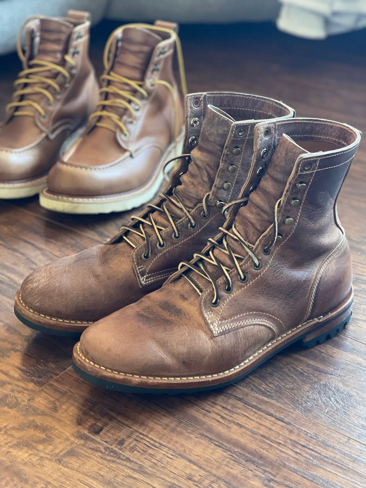 Photo by MRivera4396 on March 10, 2026 of the Truman Upland Boot in Sand Tetan Stag.