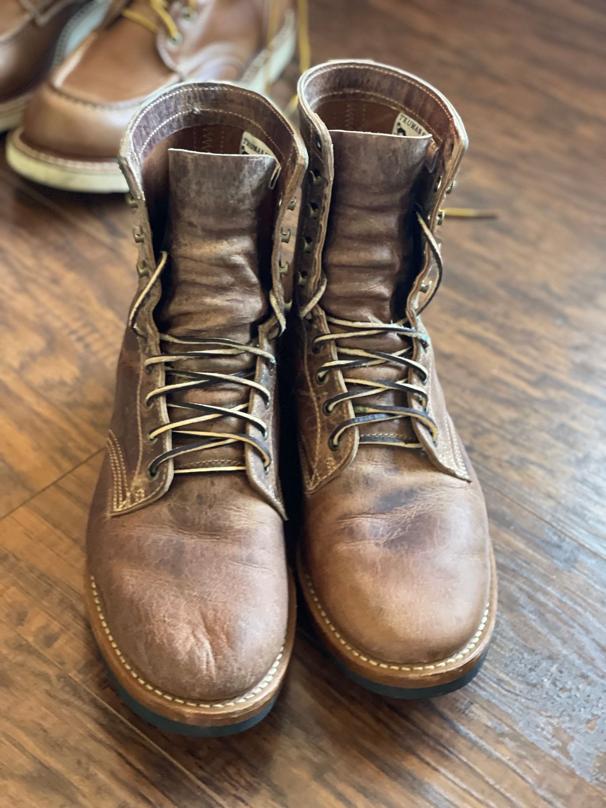 Photo by MRivera4396 on March 10, 2026 of the Truman Upland Boot in Sand Tetan Stag.