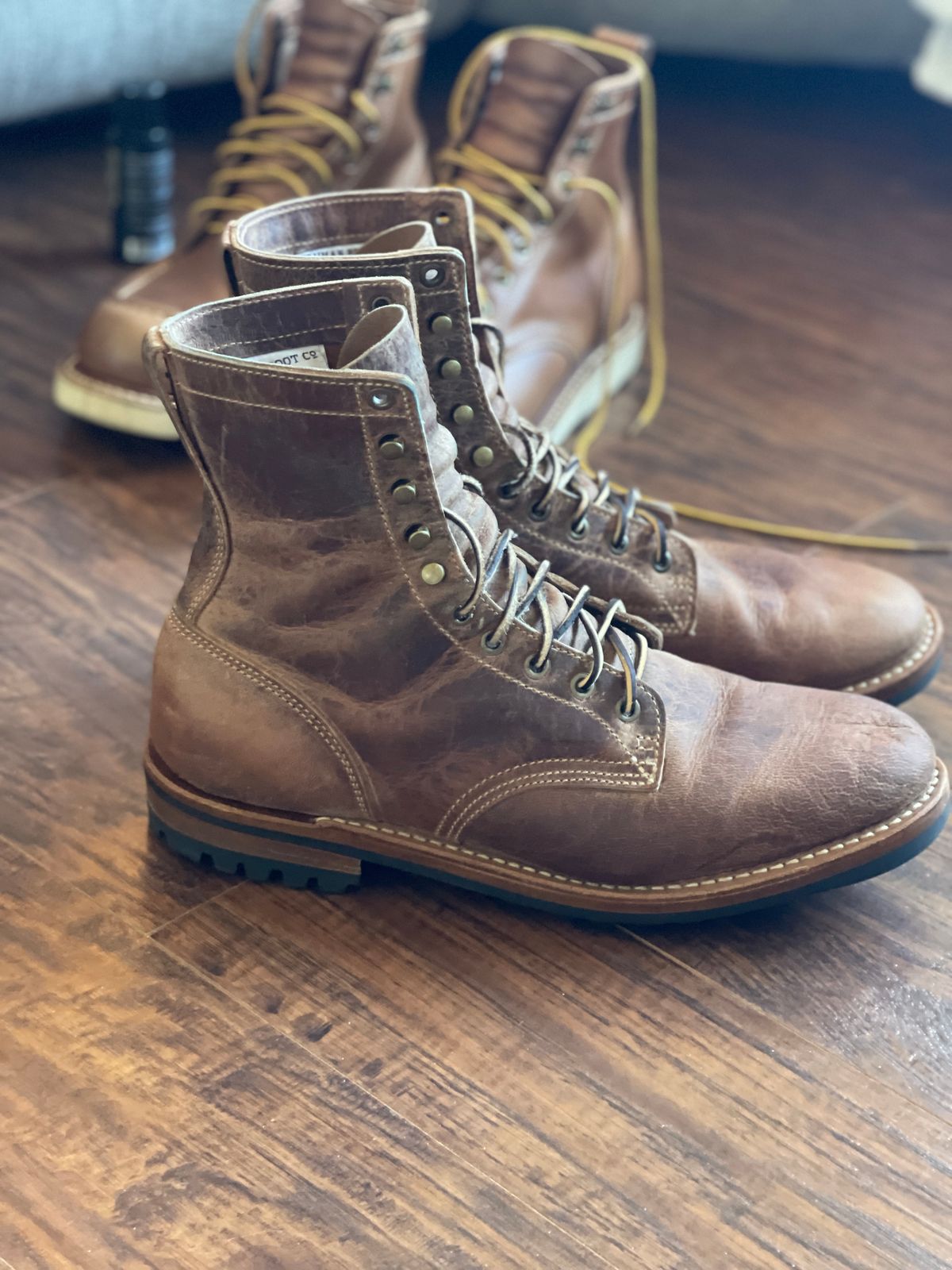 Photo by MRivera4396 on March 10, 2026 of the Truman Upland Boot in Sand Tetan Stag.