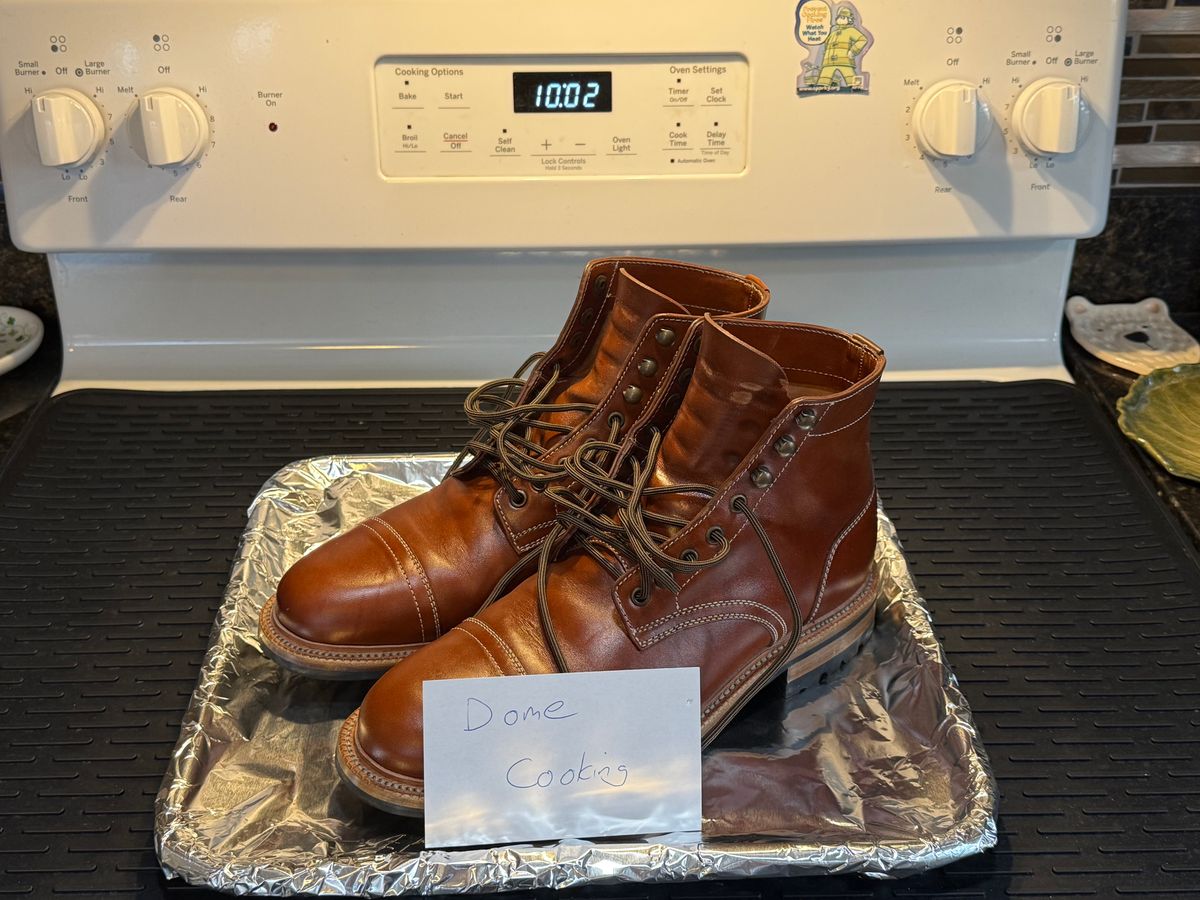 Photo by burrinboots on November 2, 2025 of the Parkhurst The Richmond in Maryam Bruciato TPR Horsebutt.