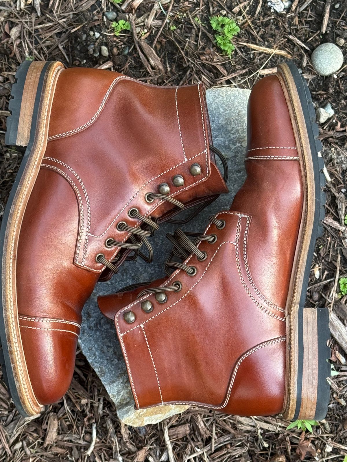 Photo by burrinboots on April 5, 2026 of the Parkhurst The Richmond in Maryam Bruciato TPR Horsebutt.