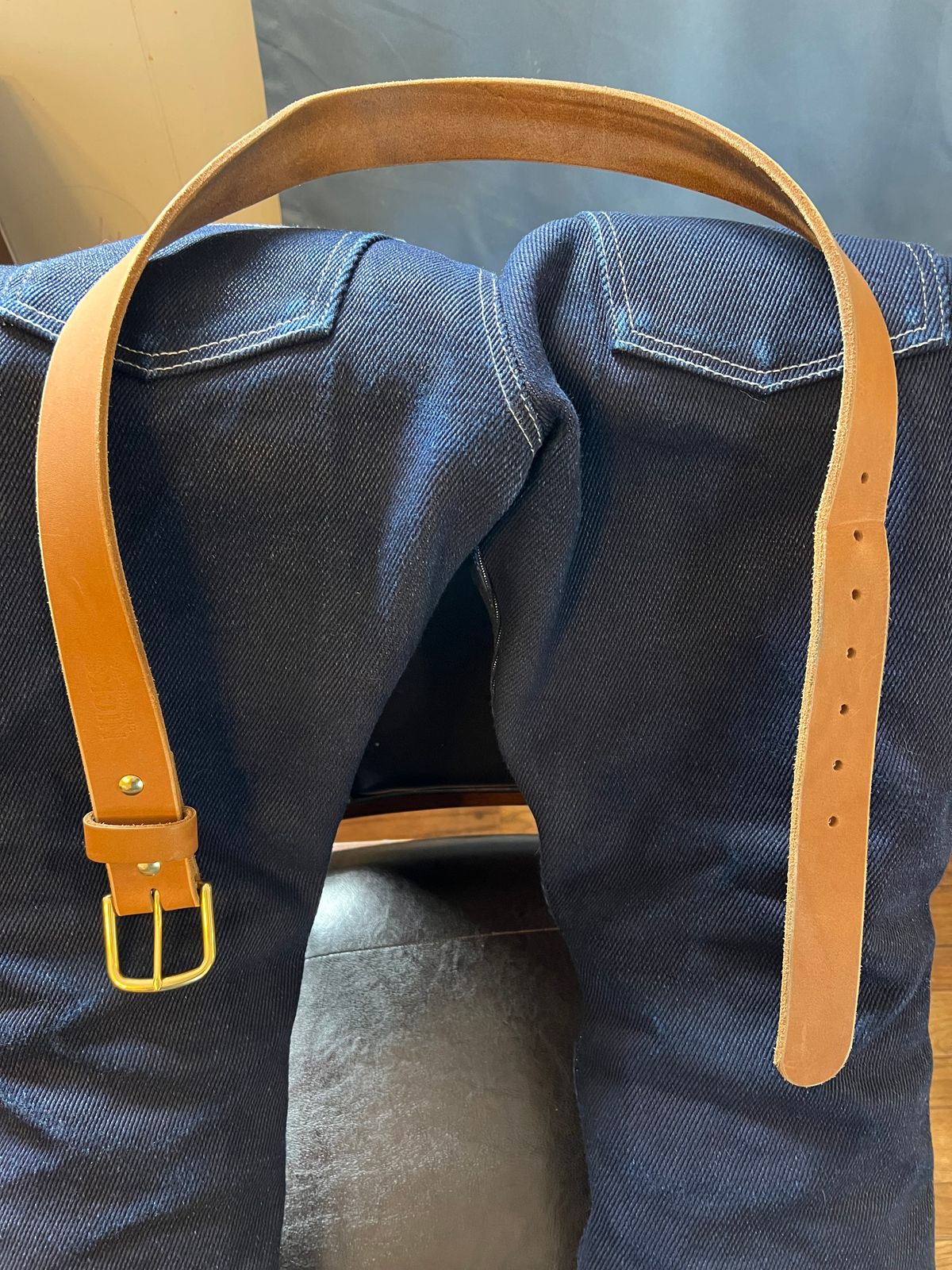 Photo by Ferachi on November 1, 2025 of the Nicks Classic Work Belt in Seidel 1964 Tan.