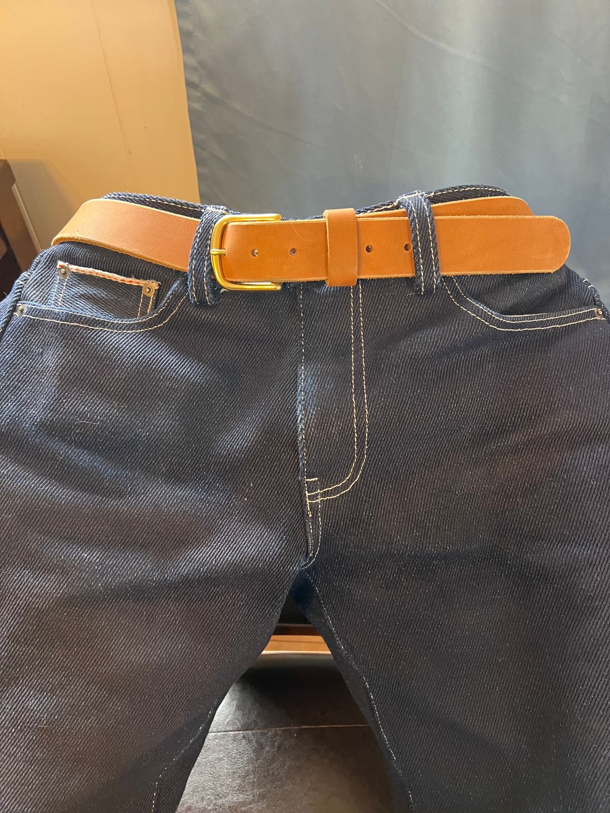 Photo by Ferachi on November 1, 2025 of the Nicks Classic Work Belt in Seidel 1964 Tan.