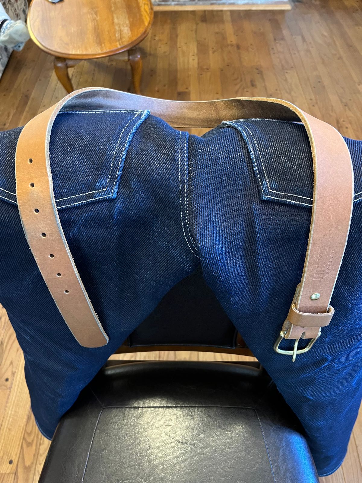 Photo by Ferachi on December 1, 2025 of the Nicks Classic Work Belt in Seidel 1964 Tan.