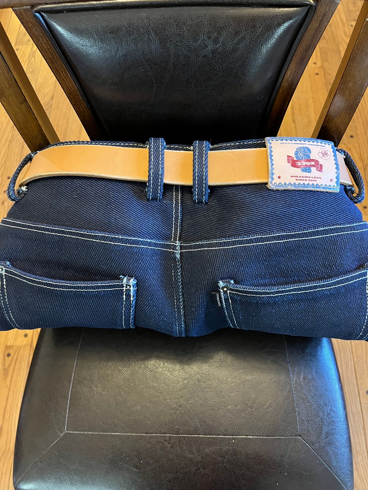 Photo by Ferachi on December 1, 2025 of the Nicks Classic Work Belt in Seidel 1964 Tan.