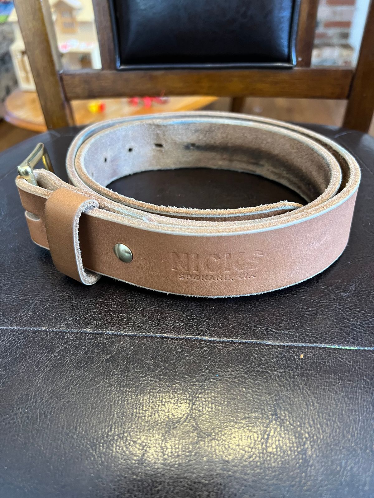 Photo by Ferachi on January 2, 2026 of the Nicks Classic Work Belt in Seidel 1964 Tan.