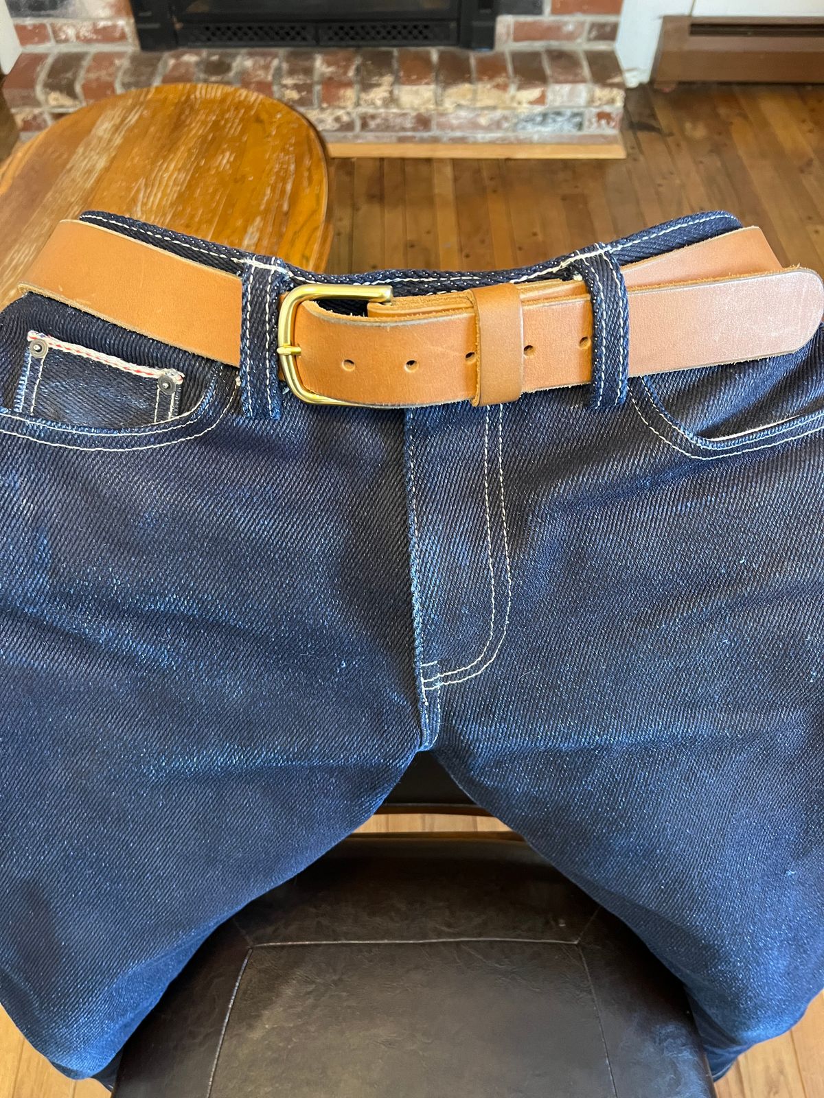 Photo by Ferachi on February 2, 2026 of the Nicks Classic Work Belt in Seidel 1964 Tan.