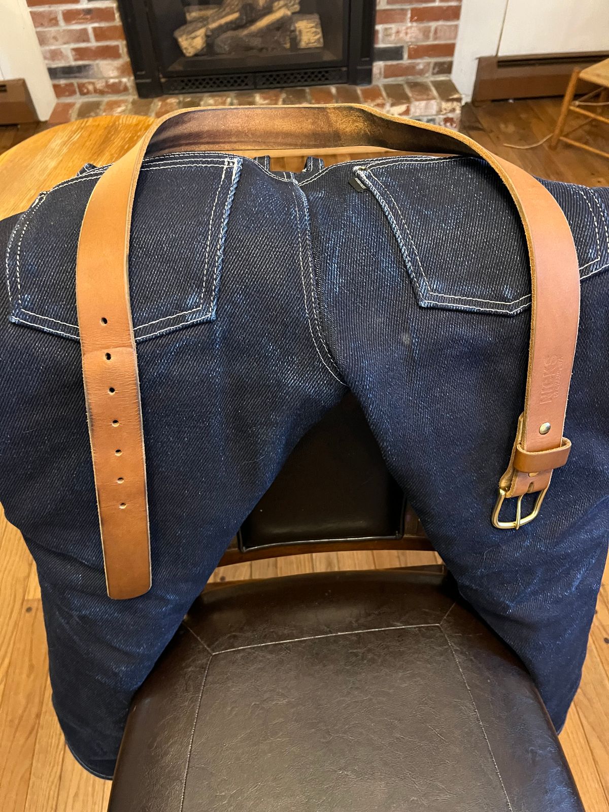 Photo by Ferachi on March 3, 2026 of the Nicks Classic Work Belt in Seidel 1964 Tan.