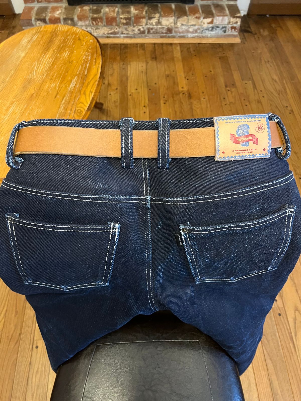 Photo by Ferachi on March 3, 2026 of the Nicks Classic Work Belt in Seidel 1964 Tan.